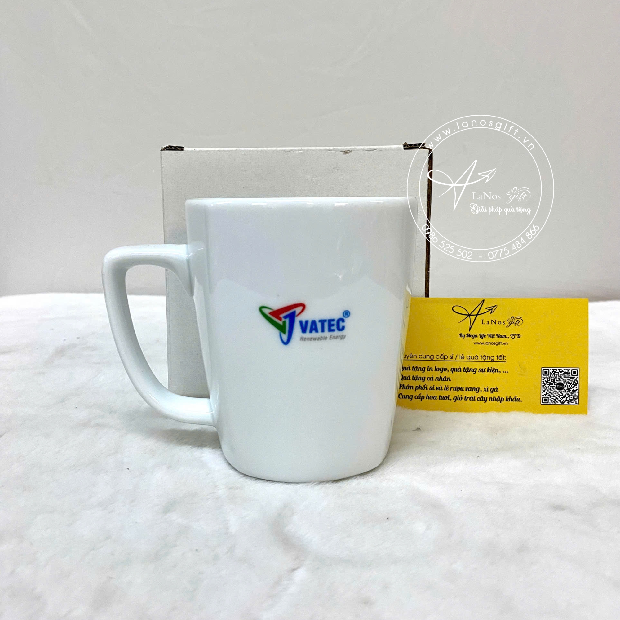 Ly sứ bát tràng in logo - LNLS 10 - Hình ảnh 2