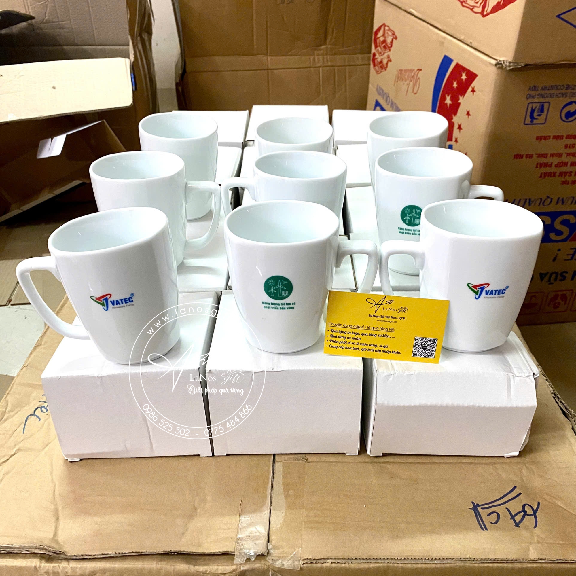 Ly sứ bát tràng in logo - LNLS 10 - Hình ảnh 6