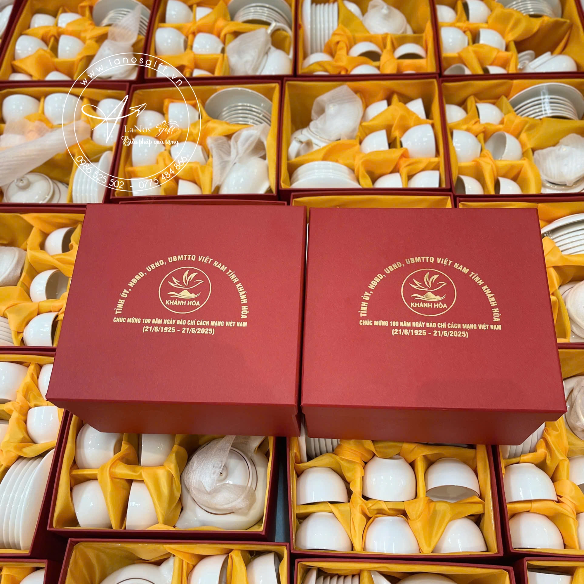 Ấm chén trà in logo - LNACT 16 - Hình ảnh 3