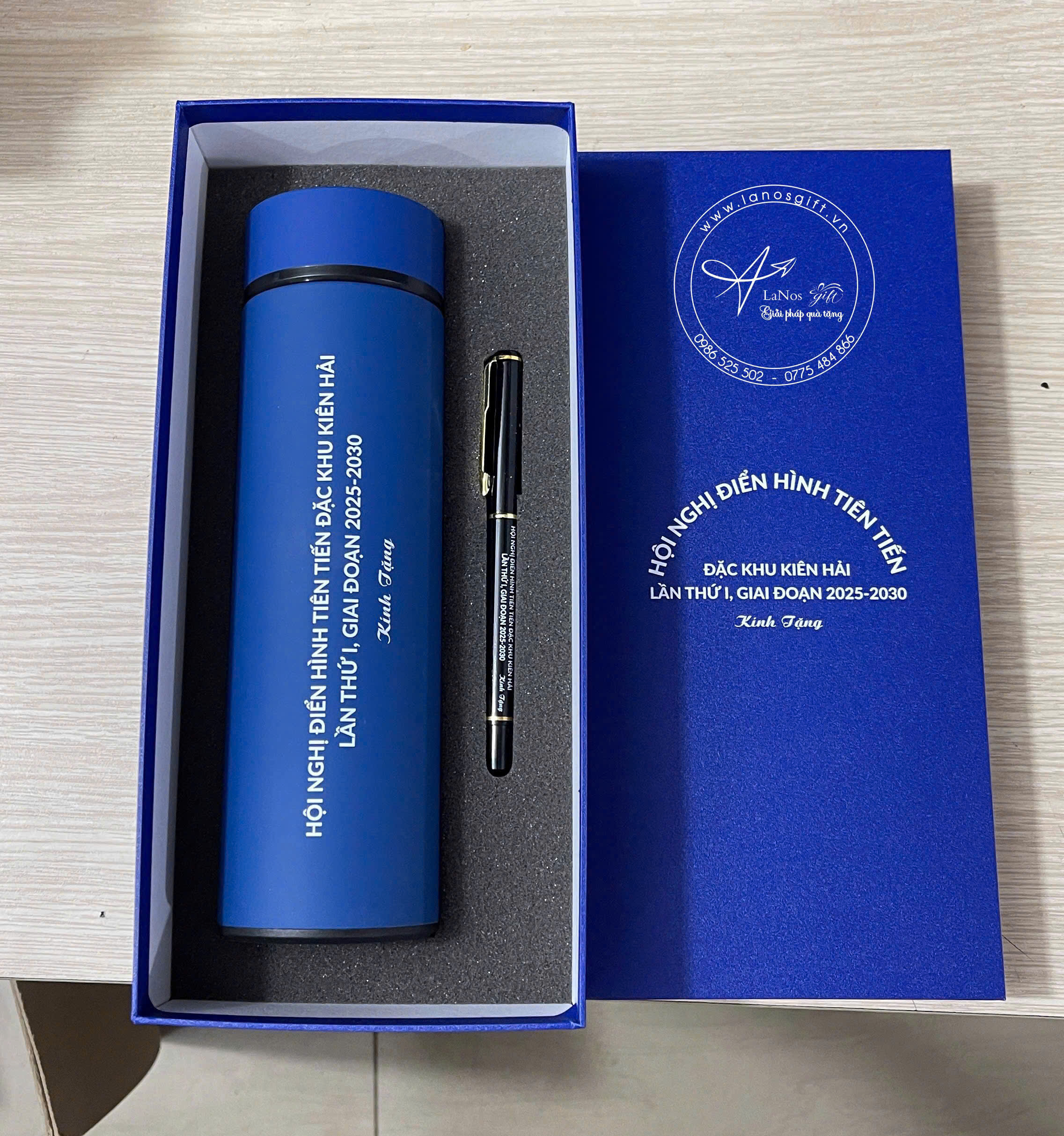 Set Quà Tặng Bình Giữ Nhiệt + Bút - LNGS 01 - Hình ảnh 3