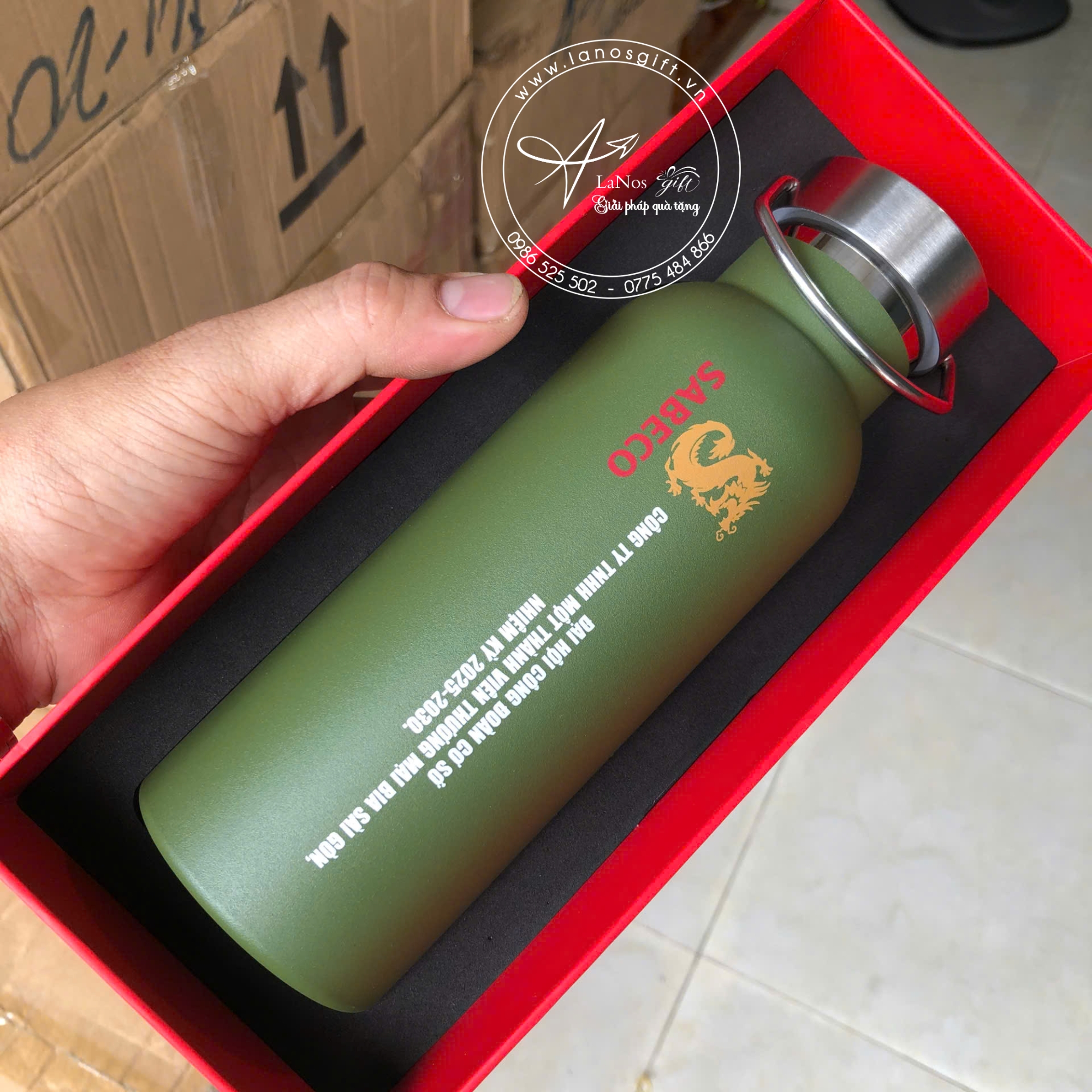 Bình giữ nhiệt in Logo - LNBGN 04 - Hình ảnh 2