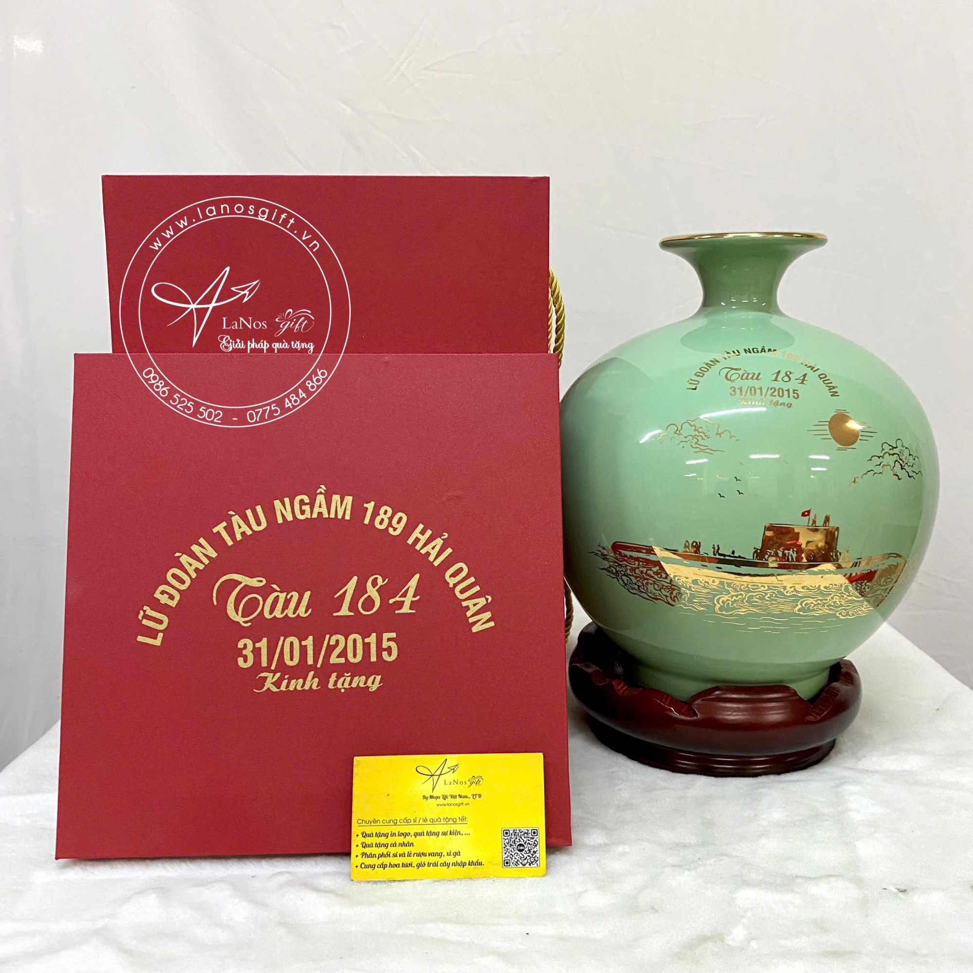 Bình tích lộc in logo - LBBTL 01