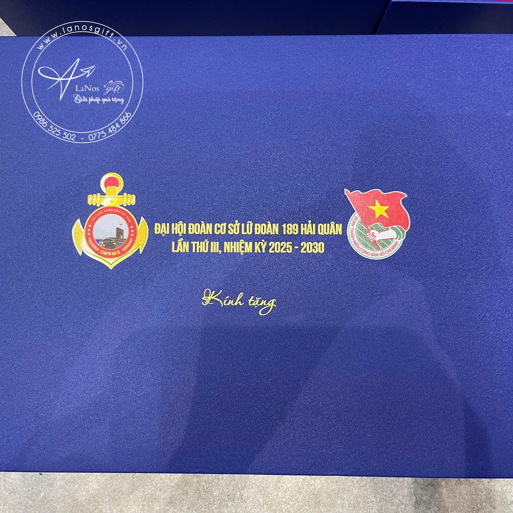 Hộp sổ bút bình giữ nhiệt in logo quà tặng - LNSG 08 - Hình ảnh 5