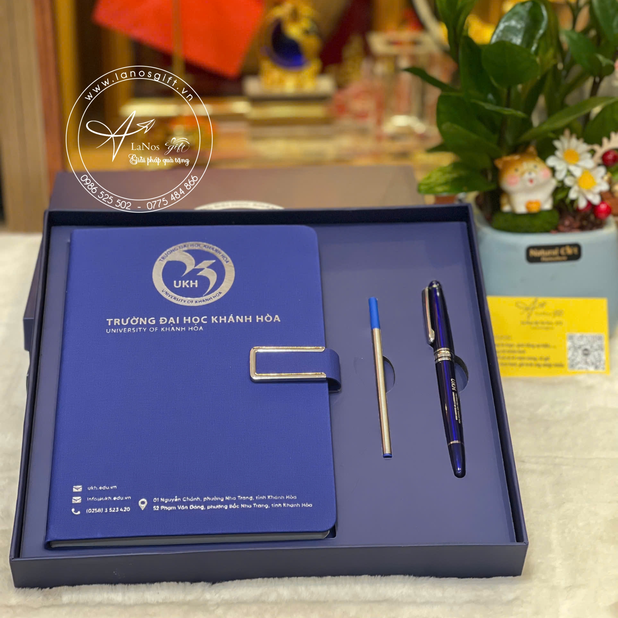 Hộp Quà Tặng Sổ Bút In Logo Theo Yêu Cầu - LNGS 07 - Hình ảnh 2