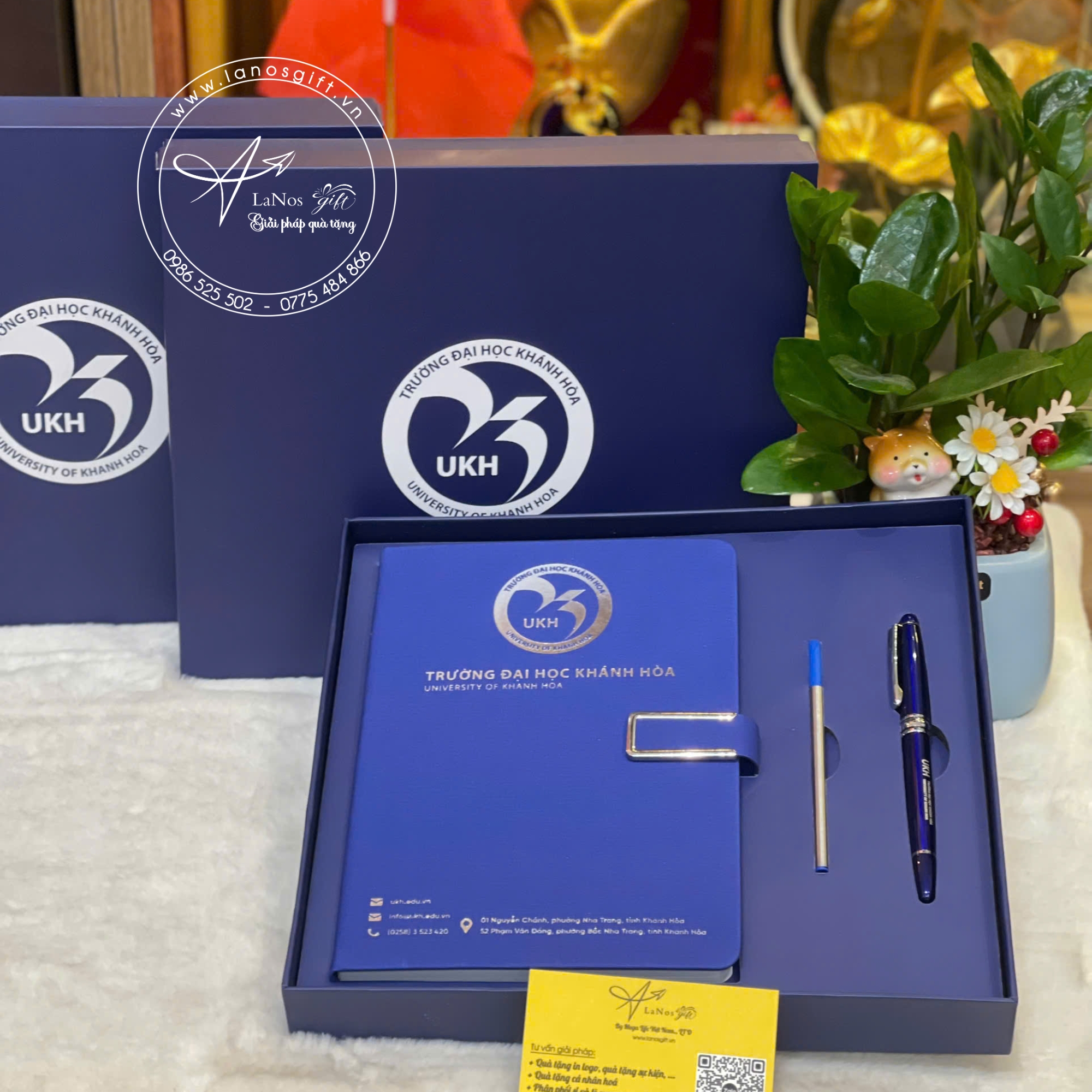 Hộp Quà Tặng Sổ Bút In Logo Theo Yêu Cầu - LNGS 07 - Hình ảnh 8