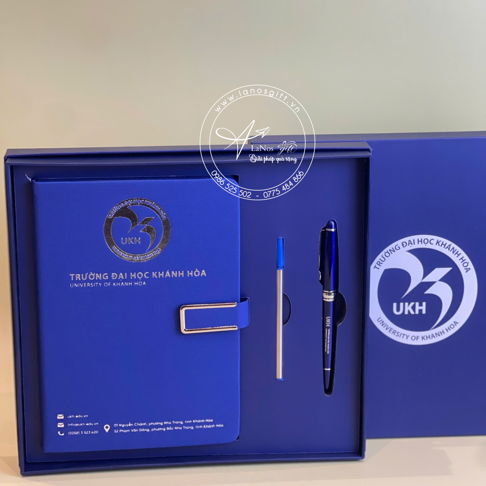 Hộp Quà Tặng Sổ Bút In Logo Theo Yêu Cầu - LNGS 07 - Hình ảnh 6