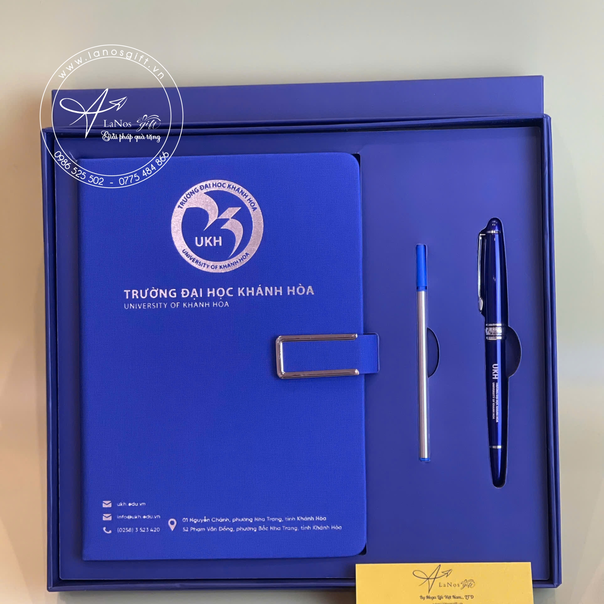 Hộp Quà Tặng Sổ Bút In Logo Theo Yêu Cầu - LNGS 07 - Hình ảnh 7