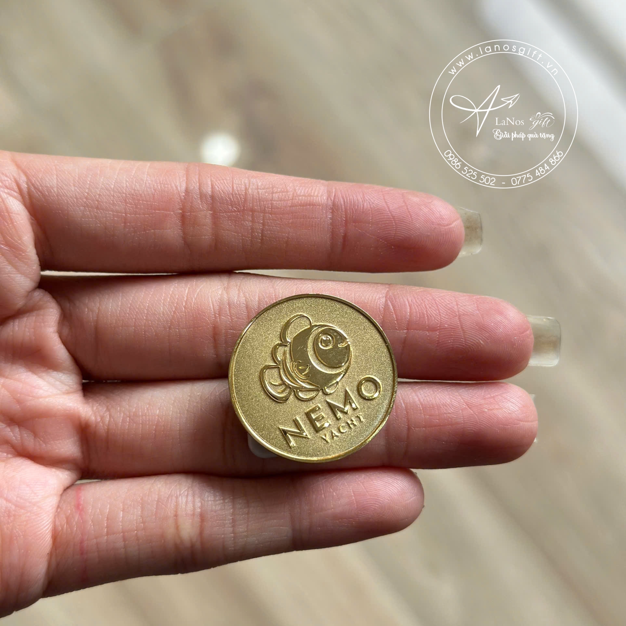 Huy Hiệu Nam Châm In Logo Theo Yêu Cầu - LNHH 01 - Hình ảnh 5