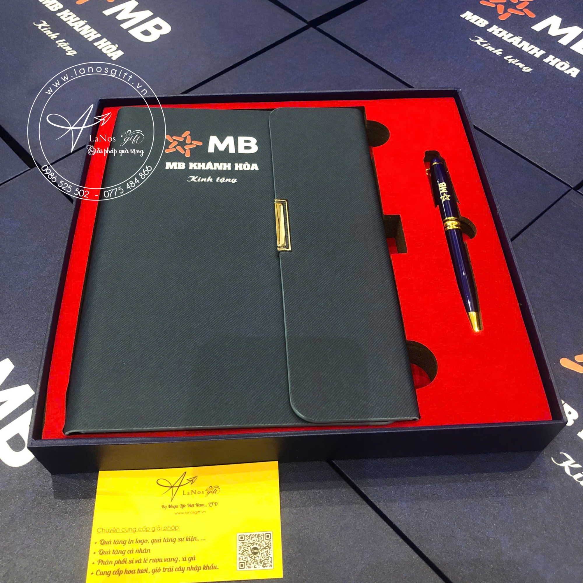 Hộp Quà Tặng Doanh Nghiệp In Logo – Sổ Tay & Bút Ký Cao Cấp Thiết Kế Theo Yêu Cầu - LNGS 06 - Hình ảnh 2