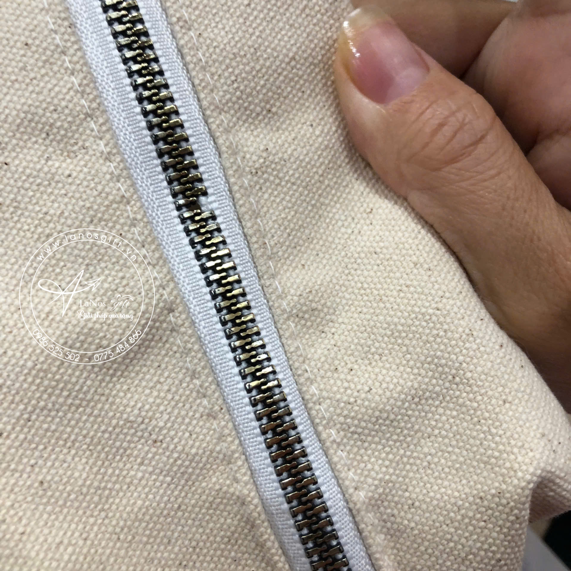 Ví vải in logo - LNVV 01 - Hình ảnh 2