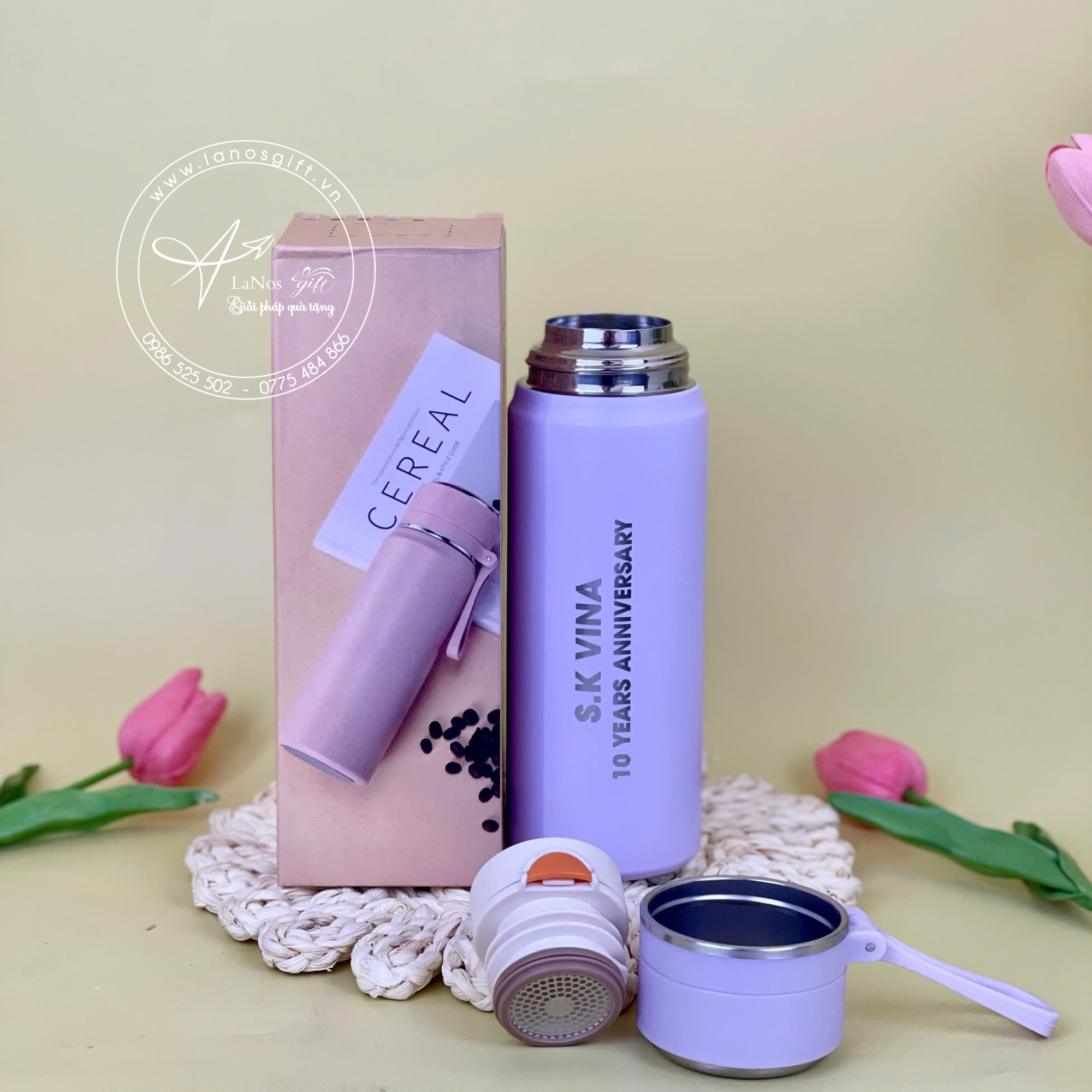 Bình giữ nhiệt in logo - LNBGN 02 - Hình ảnh 3