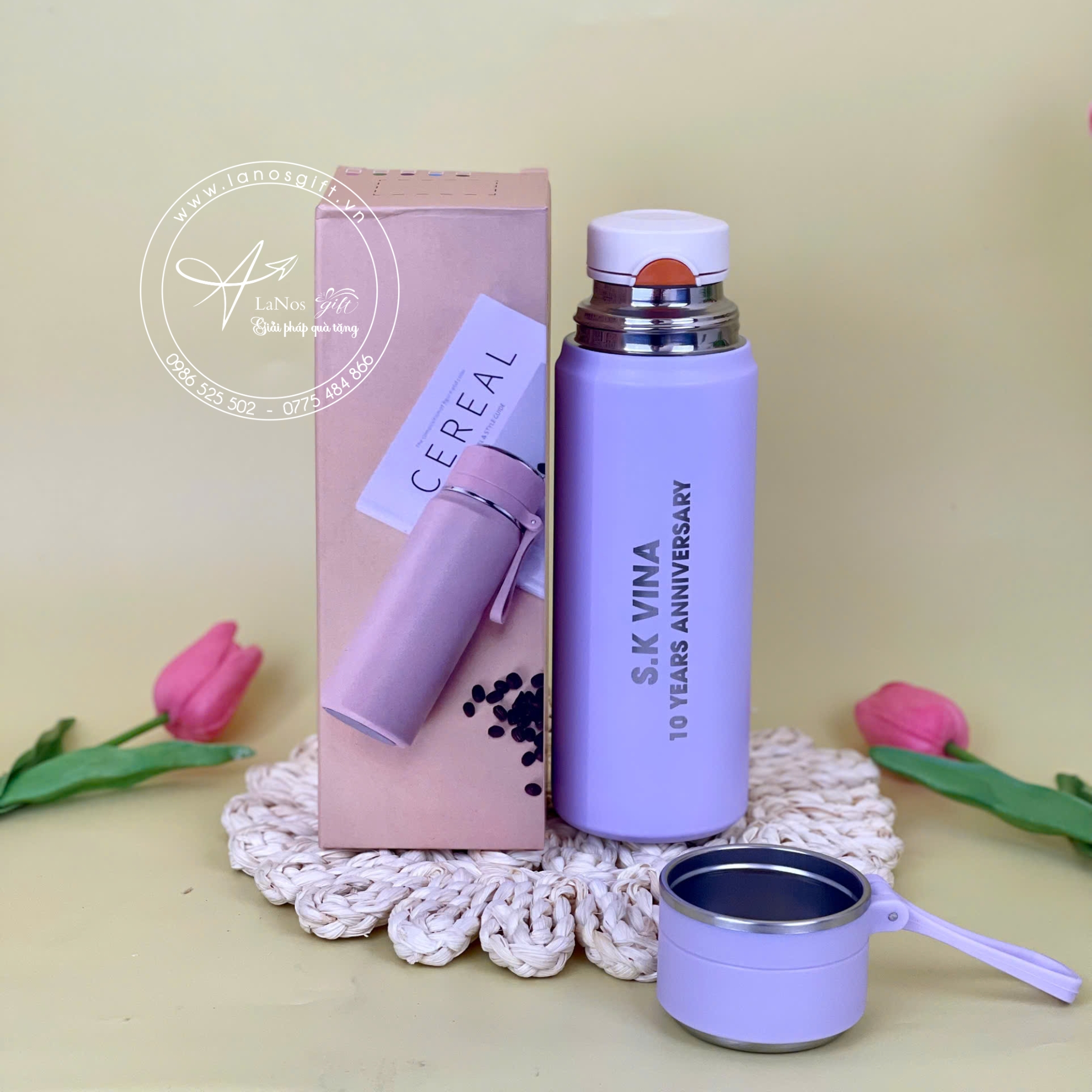 Bình giữ nhiệt in logo - LNBGN 02 - Hình ảnh 2