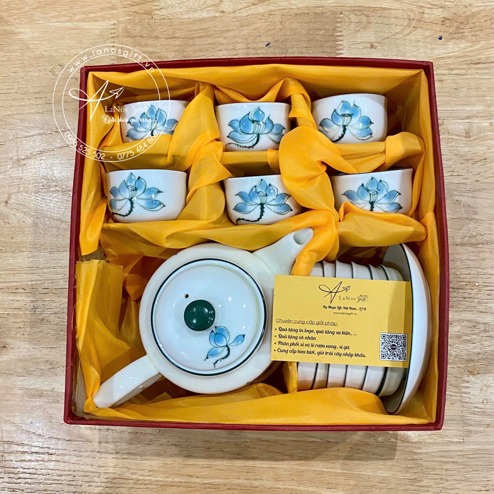 Ấm chén trà in logo - LNACT 09 - Hình ảnh 3