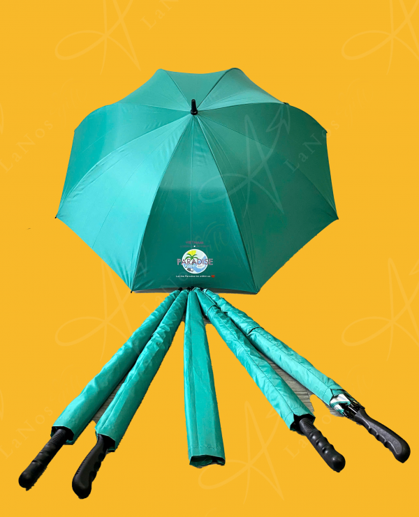 Ô dù in logo cán dài - Hình ảnh 2
