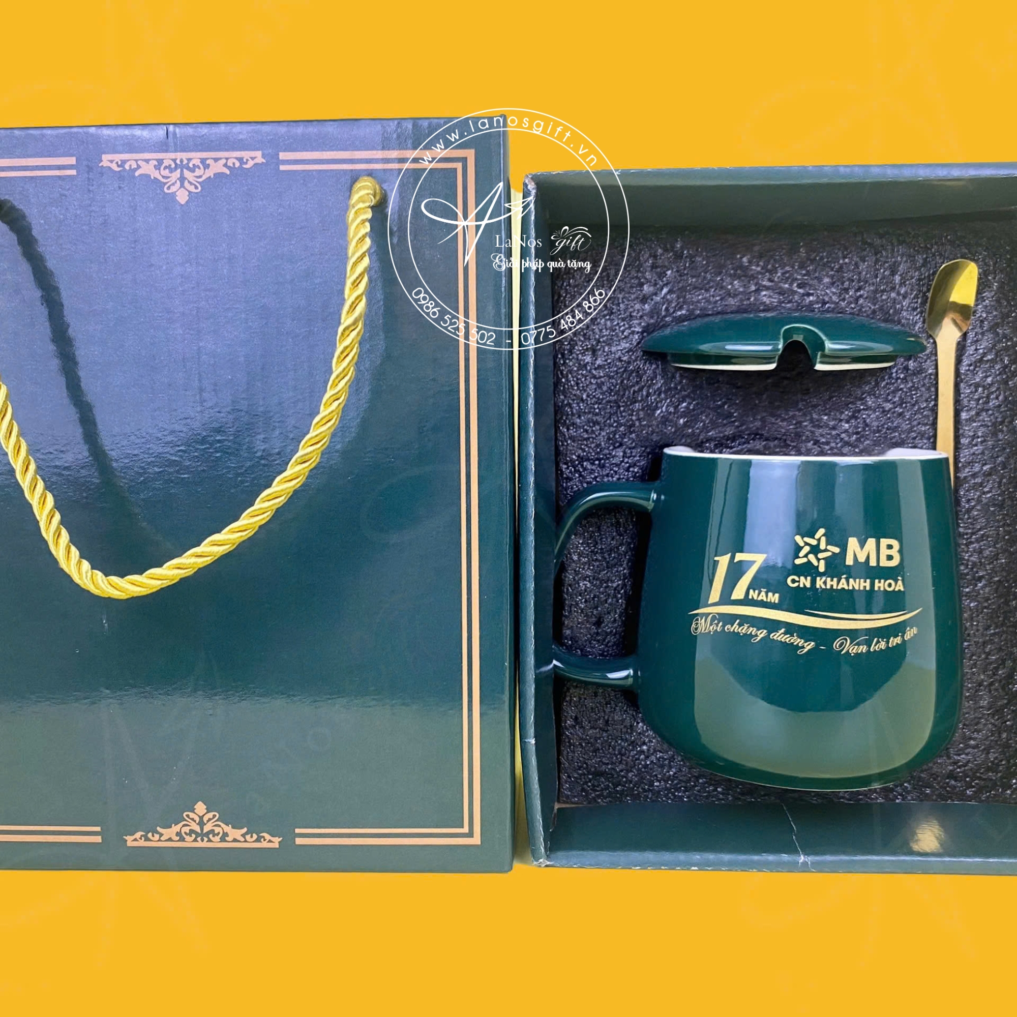 Ly sứ in logo quai xanh ngọc bích - LNLS 07 - Hình ảnh 5