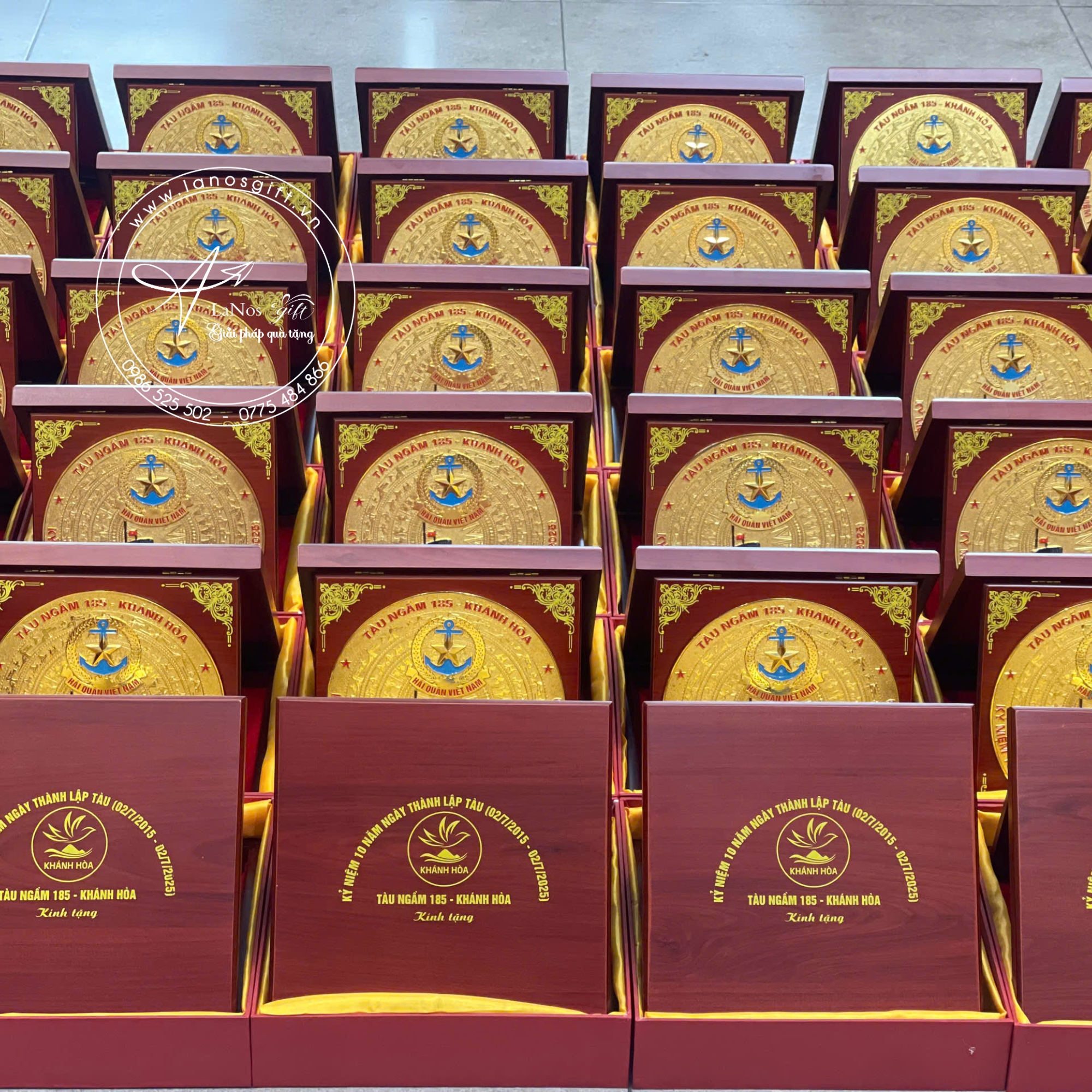 Mẫu biểu trưng Hải Quân bằng gỗ và mạ vàng sang trọng - LNBT 07 - Hình ảnh 15