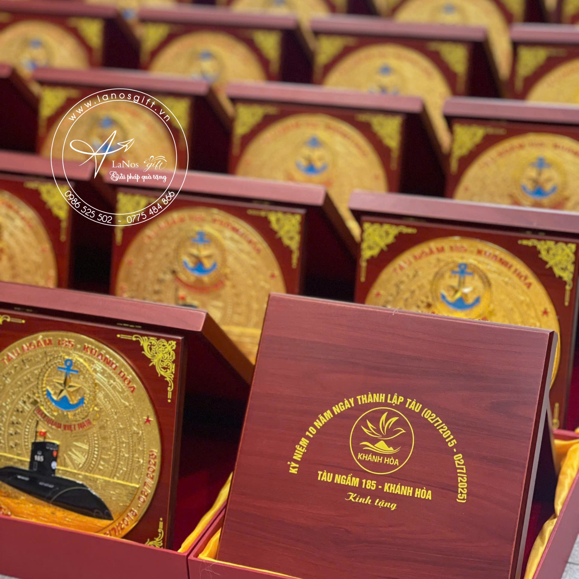Mẫu biểu trưng Hải Quân bằng gỗ và mạ vàng sang trọng - LNBT 07 - Hình ảnh 6