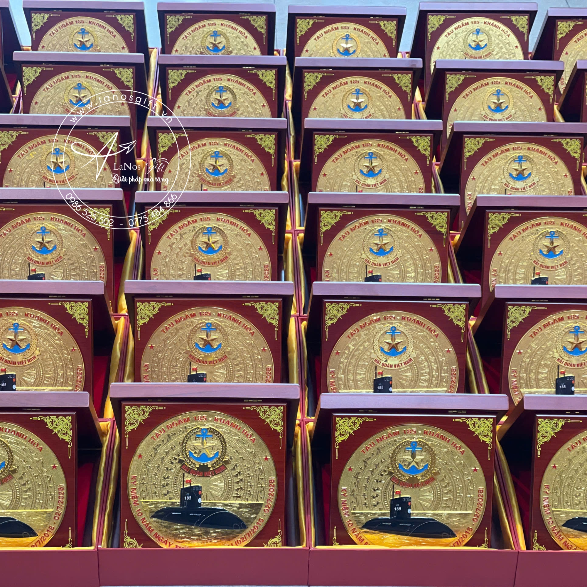 Mẫu biểu trưng Hải Quân bằng gỗ và mạ vàng sang trọng - LNBT 07 - Hình ảnh 10