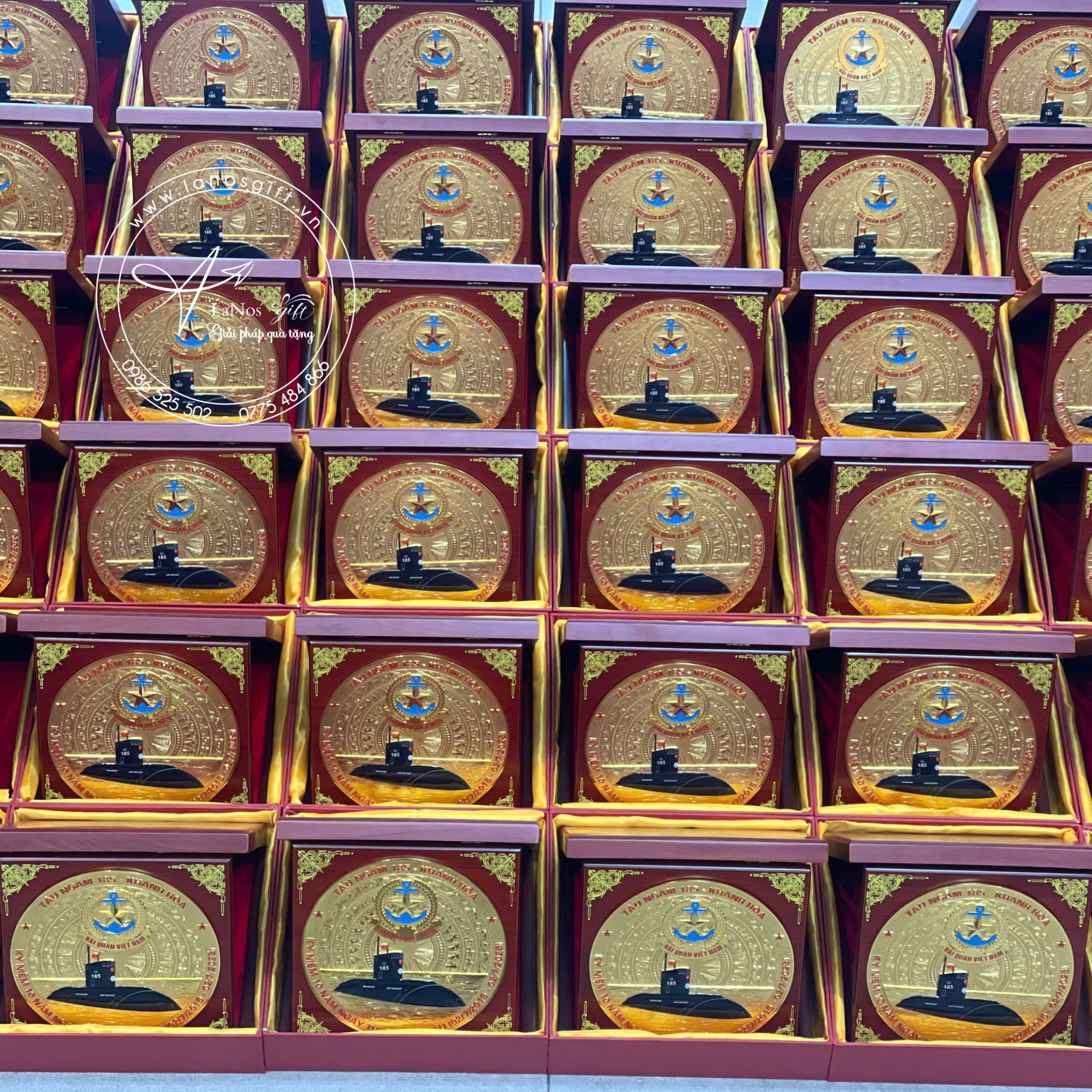 Mẫu biểu trưng Hải Quân bằng gỗ và mạ vàng sang trọng - LNBT 07 - Hình ảnh 13