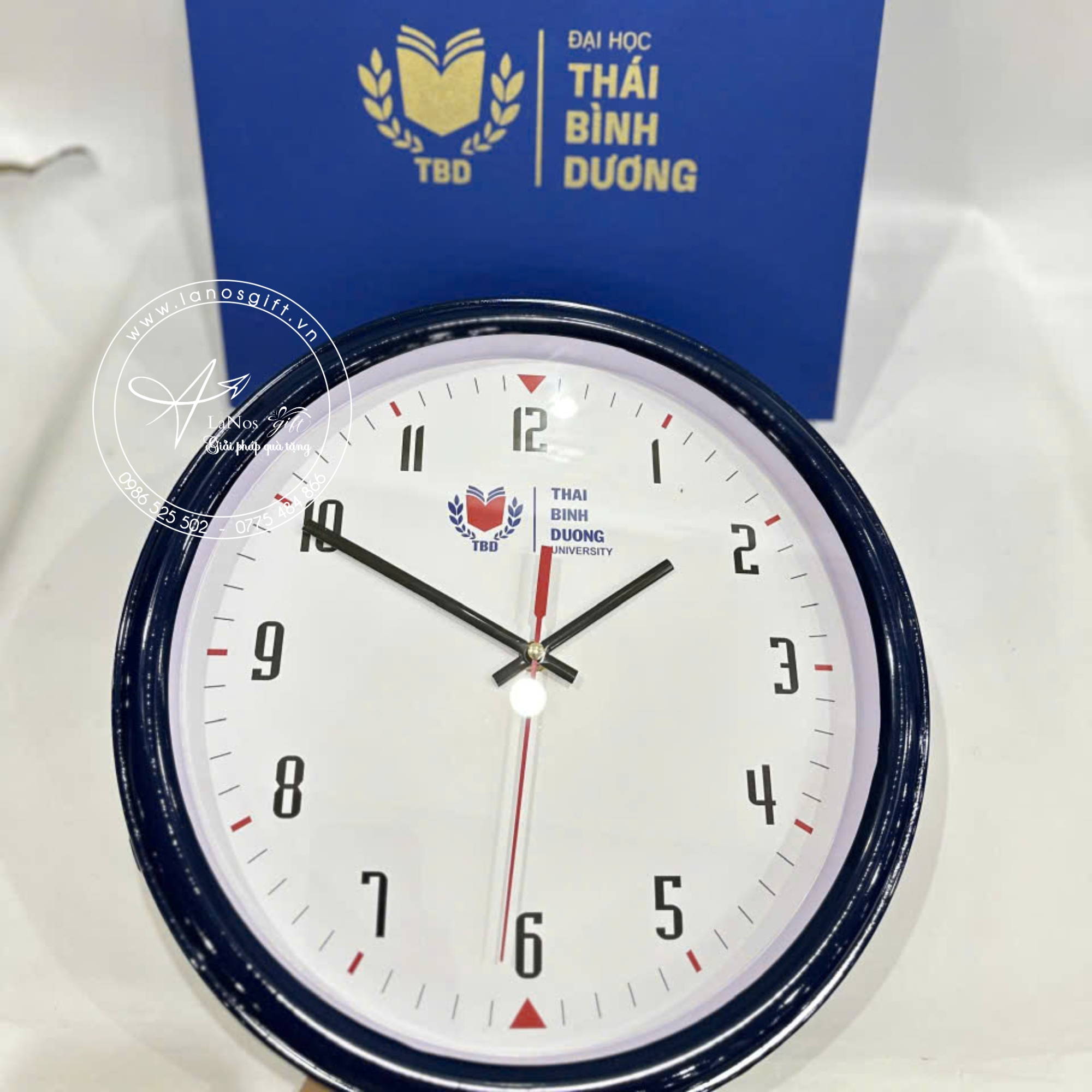 Đồng hồ treo tường in logo - LNĐHTT 01