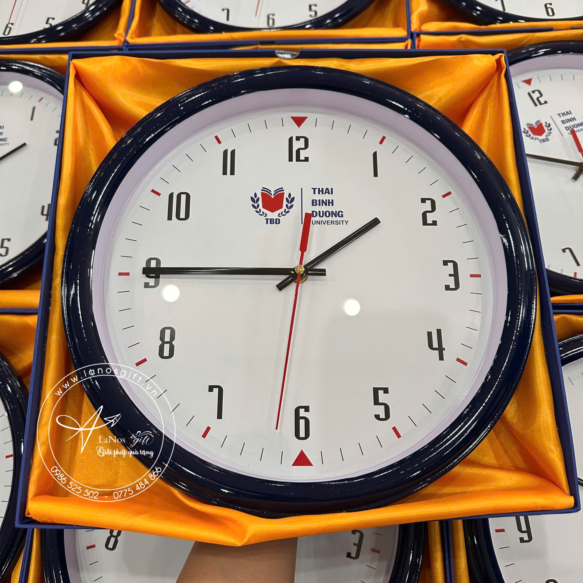 Đồng hồ treo tường in logo - LNĐHTT 01 - Hình ảnh 4