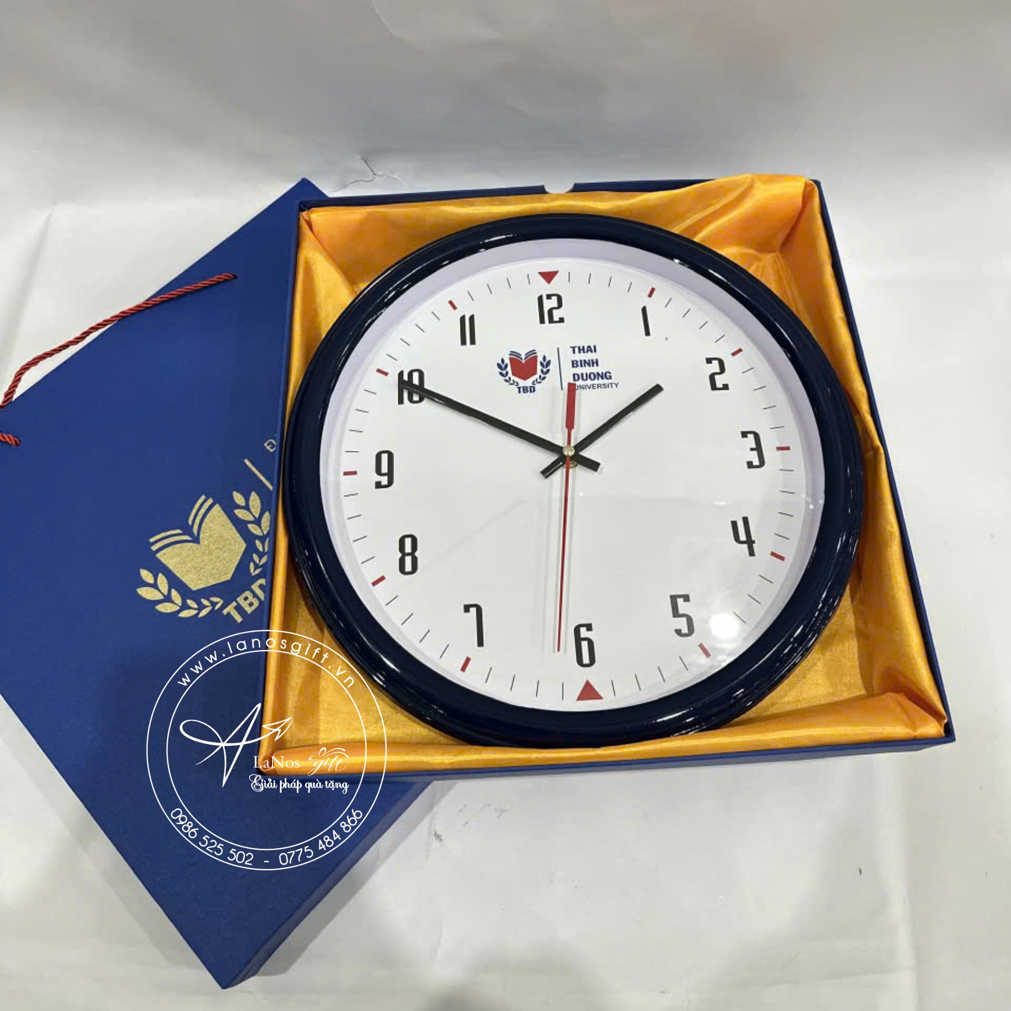 Đồng hồ treo tường in logo - LNĐHTT 01 - Hình ảnh 3