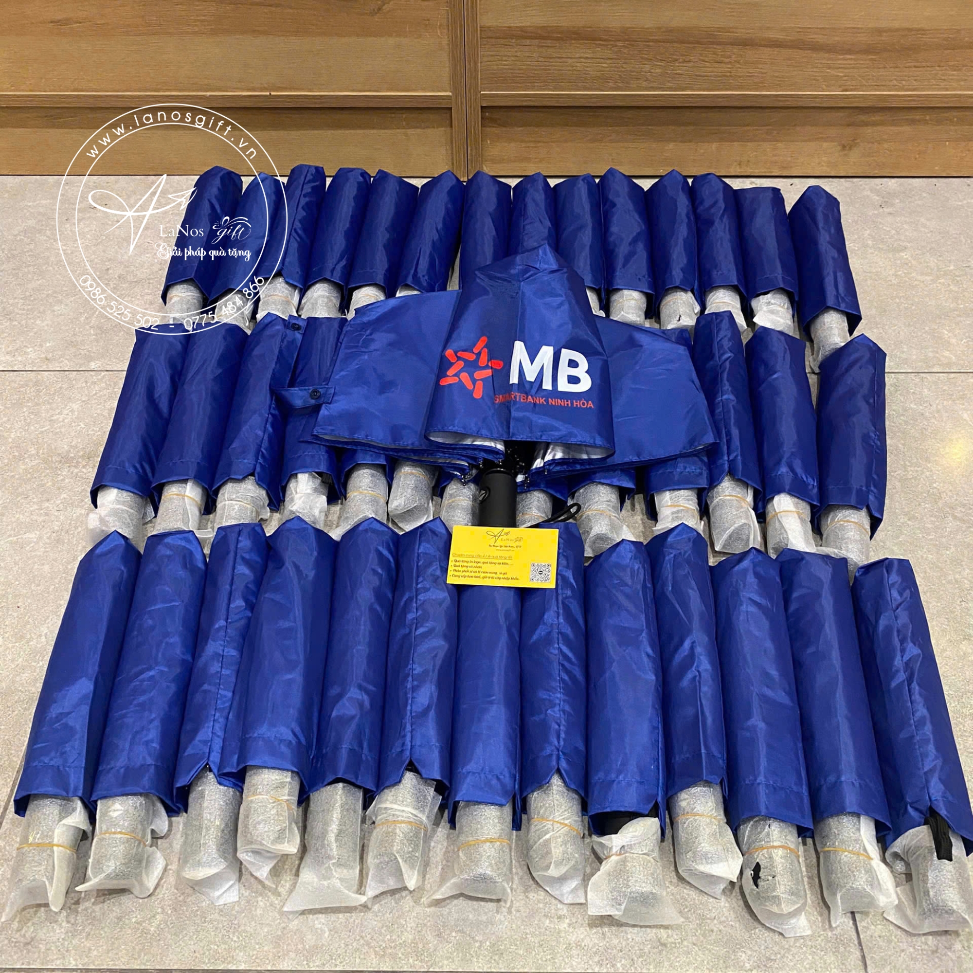Ô Dù In Logo - Quà Tặng Thiết Kế Theo Yêu Cầu - LNOD 10 - Hình ảnh 7