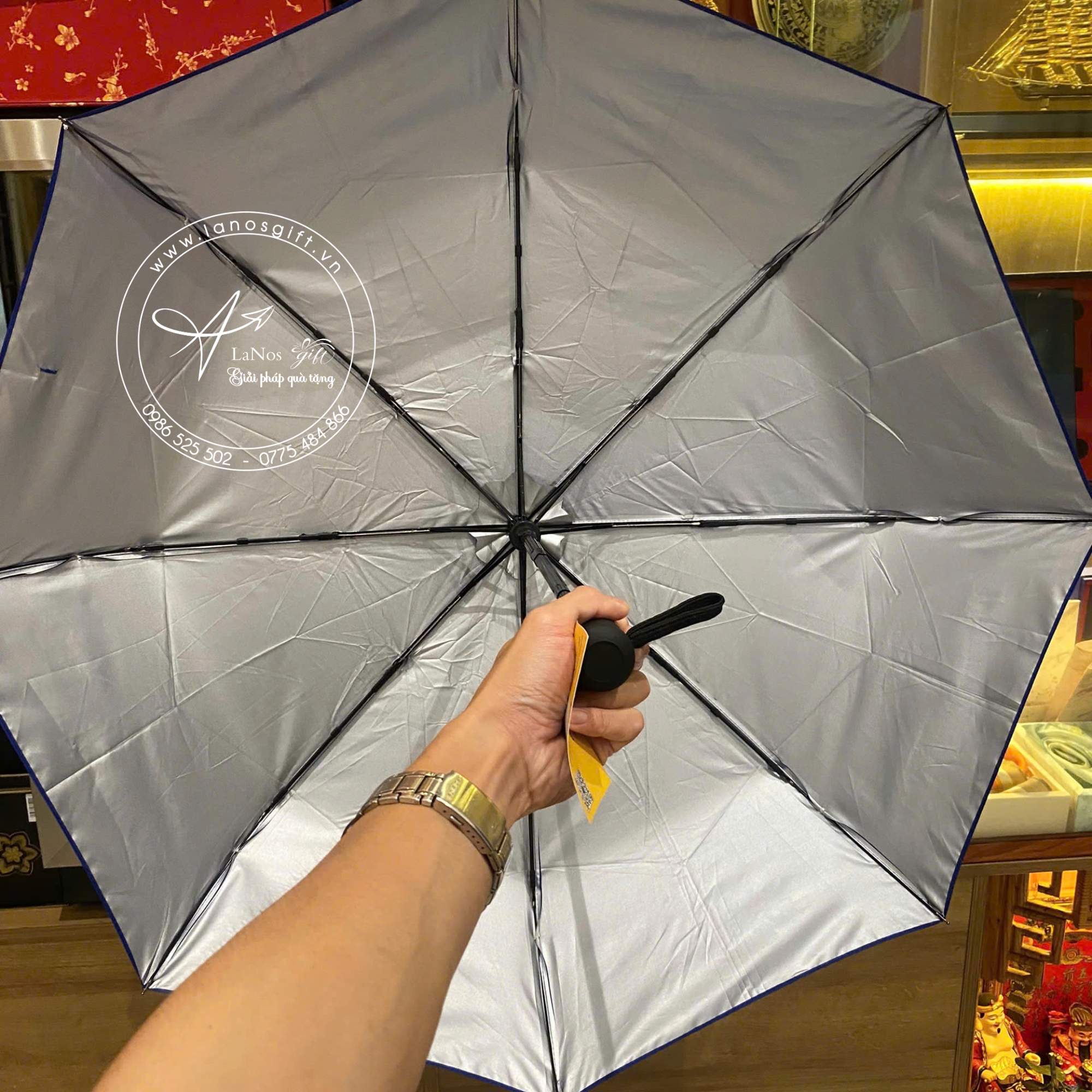 Ô Dù In Logo - Quà Tặng Thiết Kế Theo Yêu Cầu - LNOD 10 - Hình ảnh 6