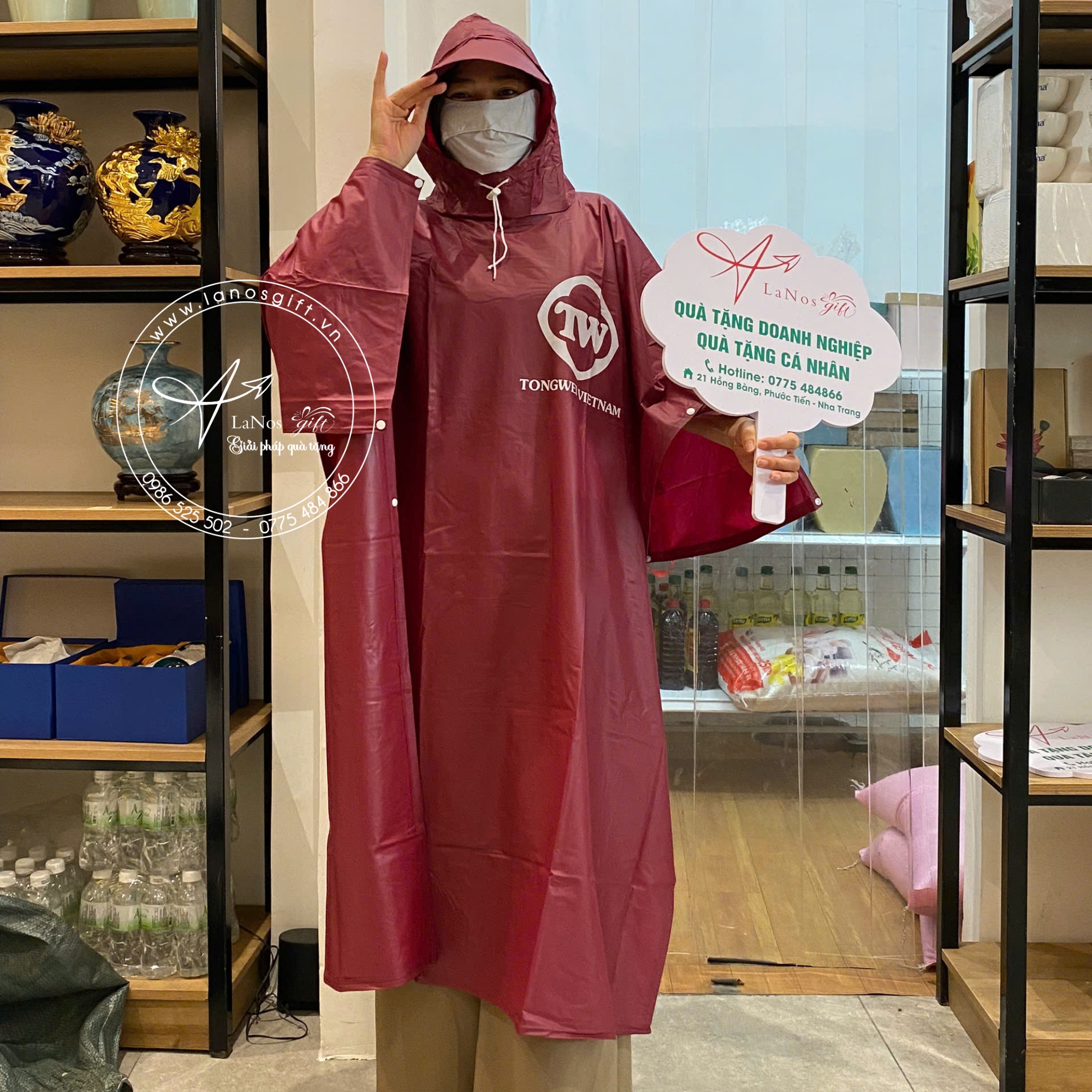 Áo mưa in logo - LNAM 01 - Hình ảnh 2