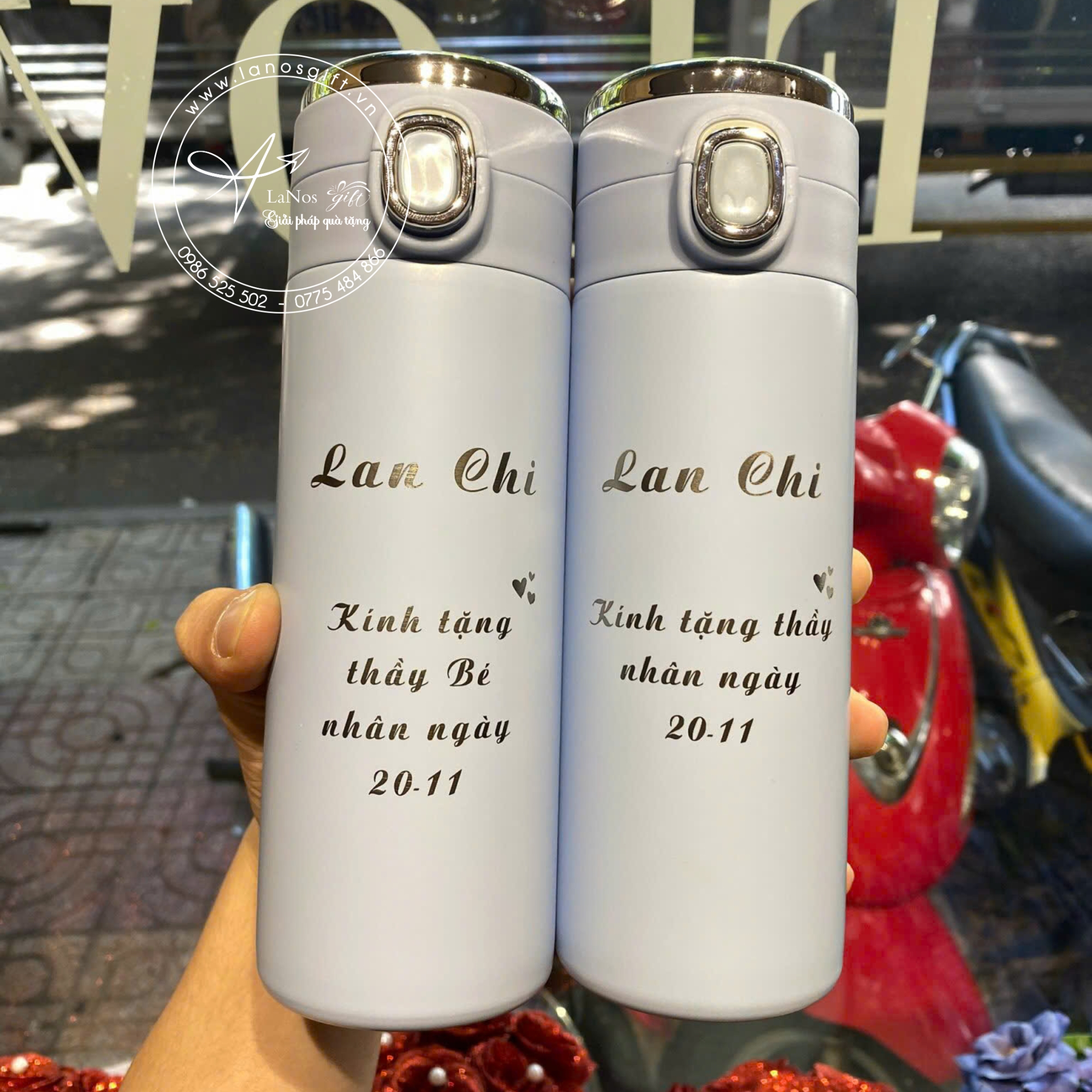 Bình giữ nhiệt in Logo - LNBGN 18