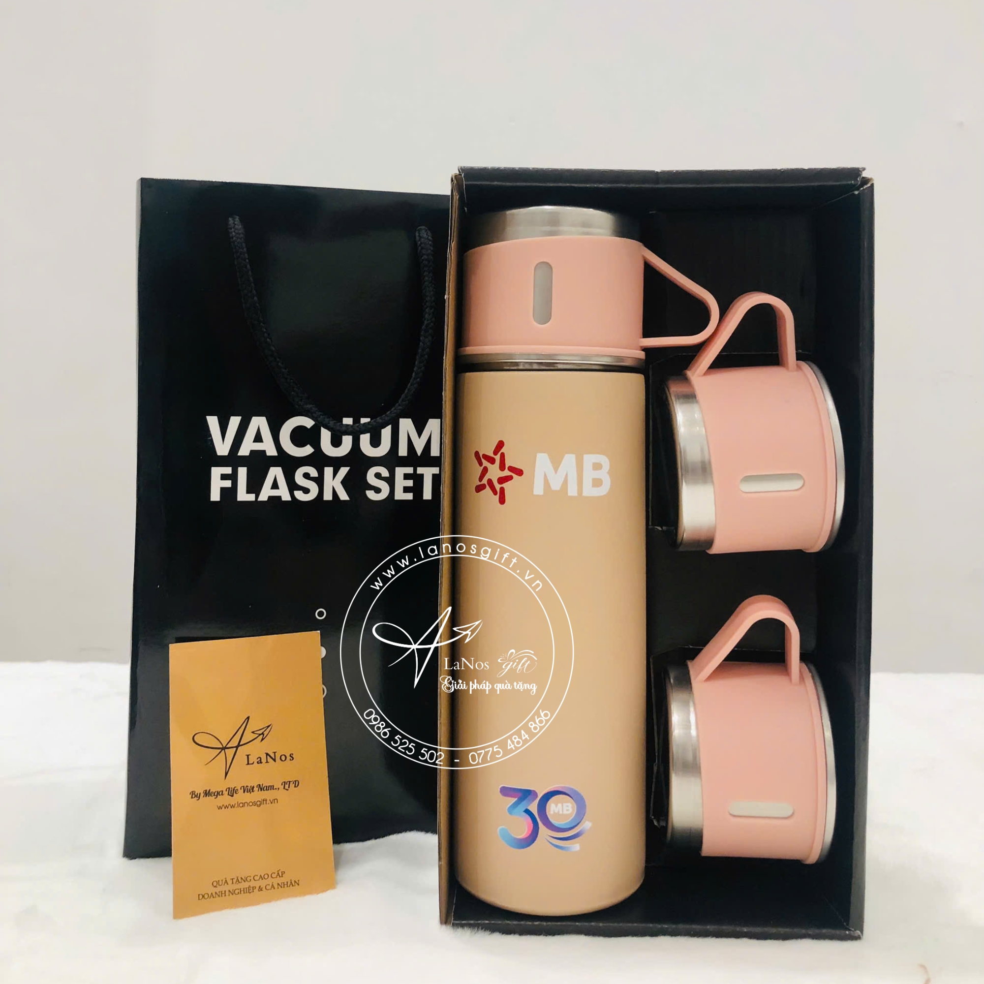 Bộ bình giữ nhiệt in Logo – LNBGN 01 - Hình ảnh 2