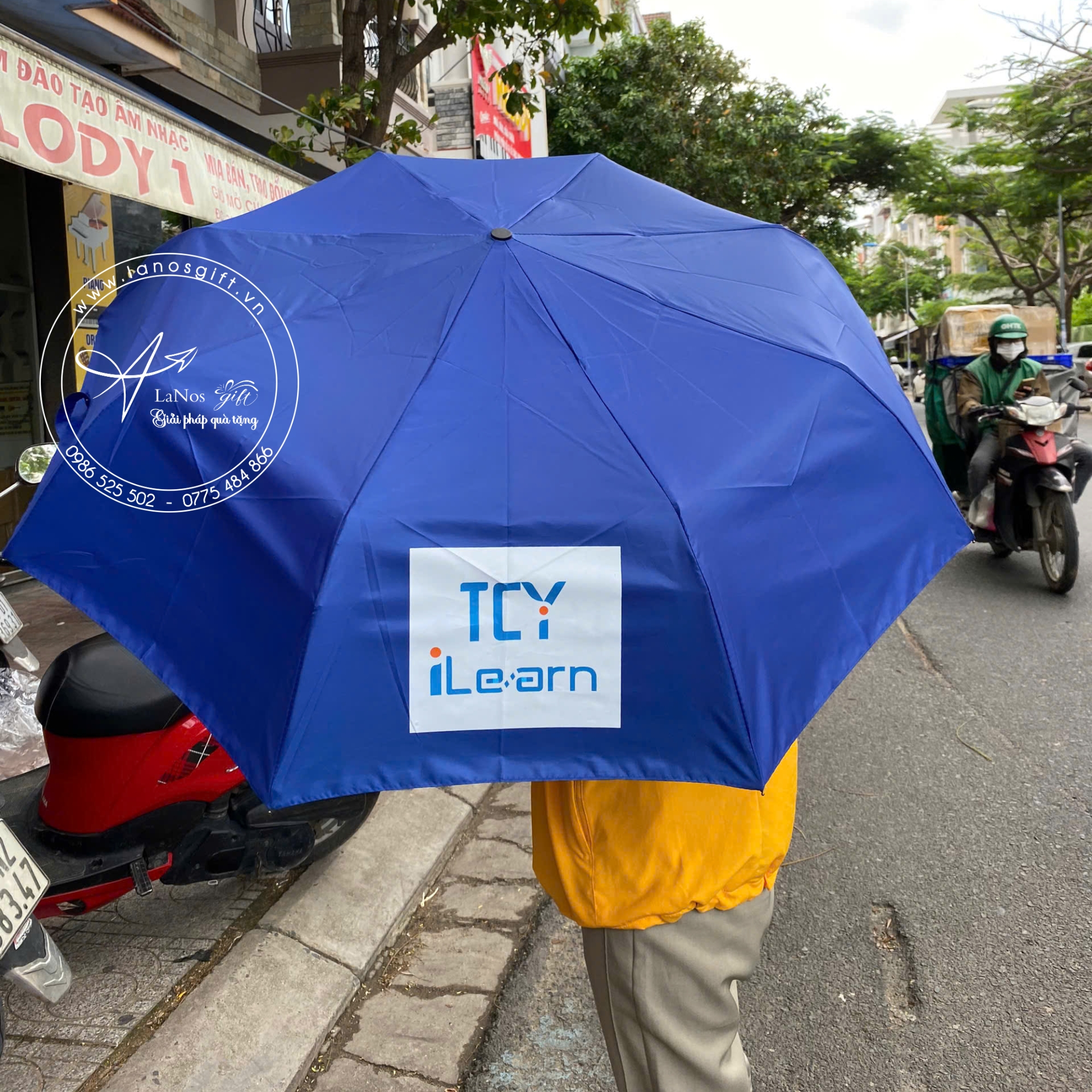Ô Dù In Logo - Quà Tặng Thiết Kế Theo Yêu Cầu - LNOD 11 - Hình ảnh 6
