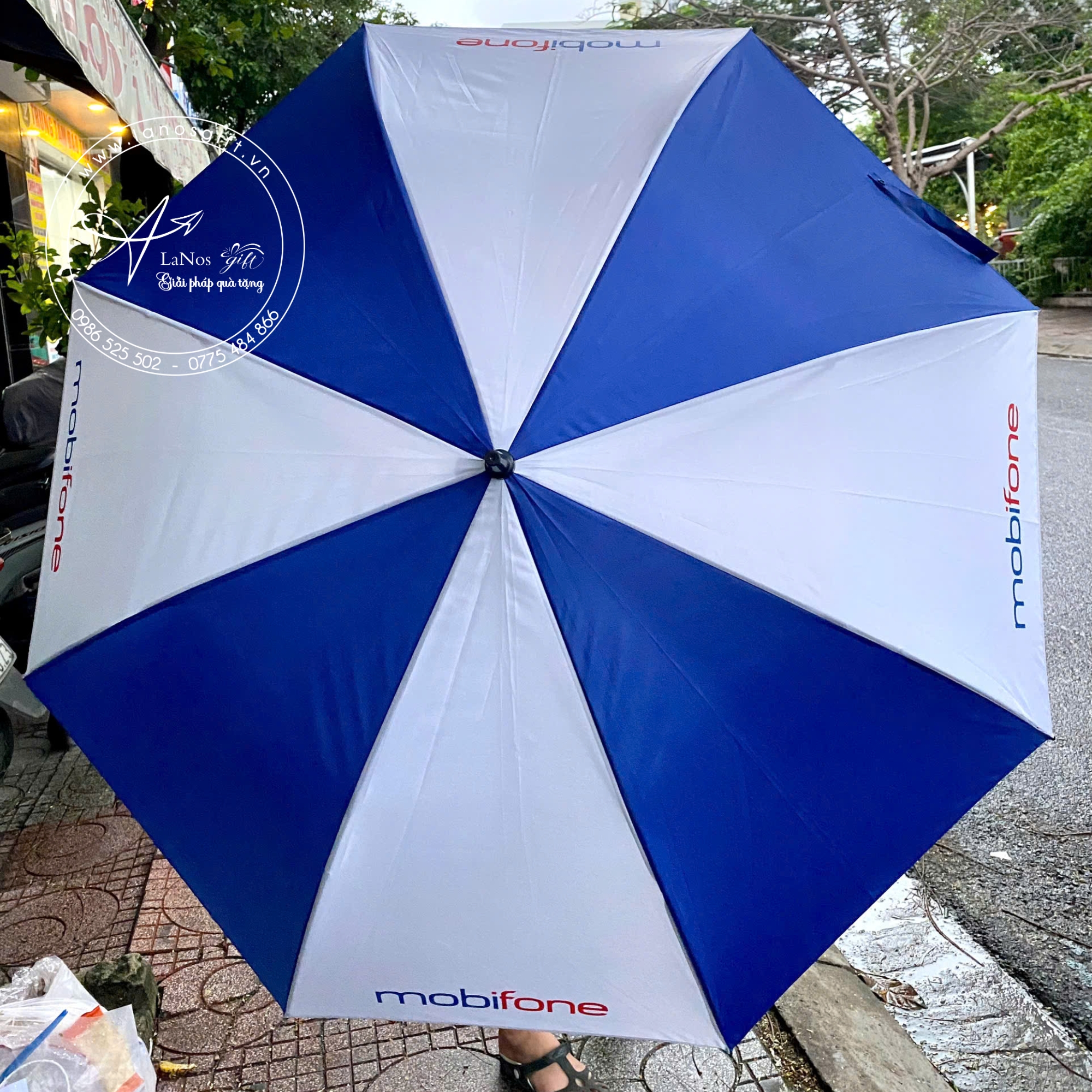 Ô Dù In Logo - Quà Tặng Thiết Kế Theo Yêu Cầu - LNOD 12 - Hình ảnh 3