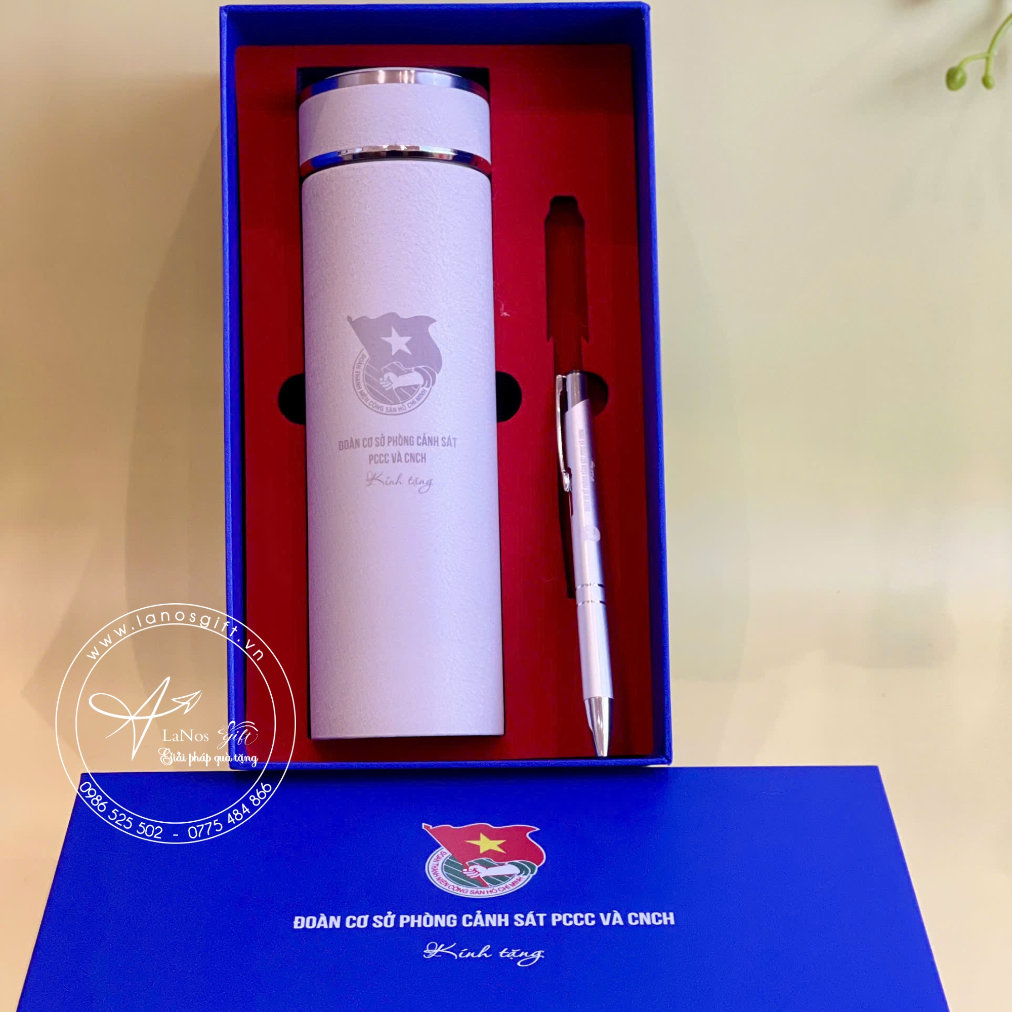 Hộp Quà Tặng Bình Giữ Nhiệt + Bút - LNGS 02 - Hình ảnh 4