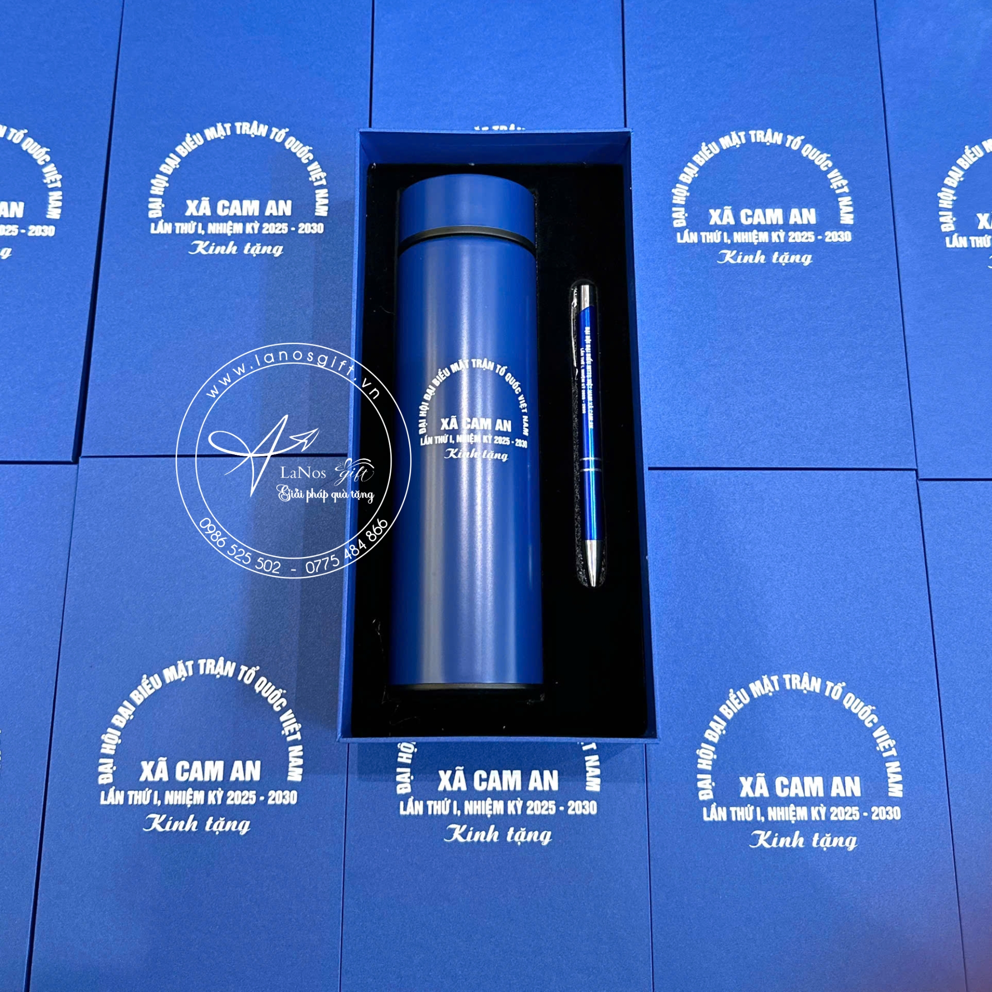 Hộp Quà Tặng Bình Giữ Nhiệt + Bút - LNGS 03