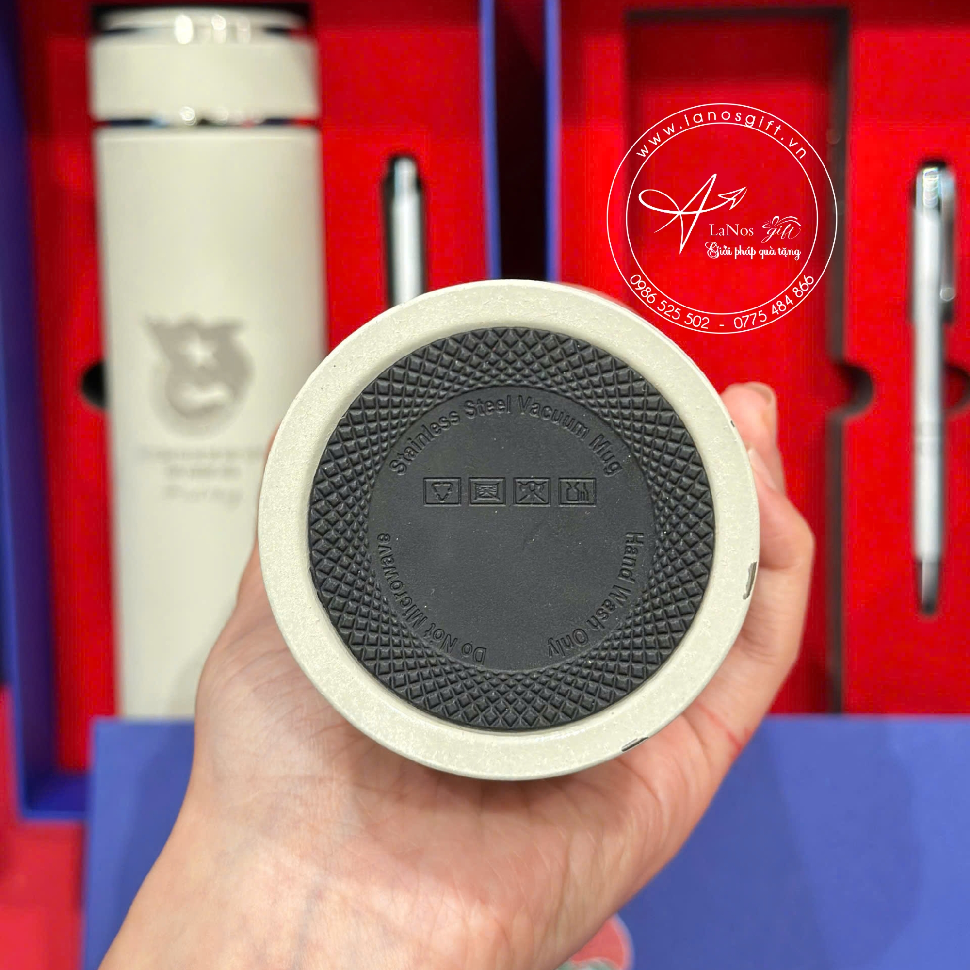 Hộp Quà Tặng Bình Giữ Nhiệt + Bút In Logo - LNGS 02 - Hình ảnh 4