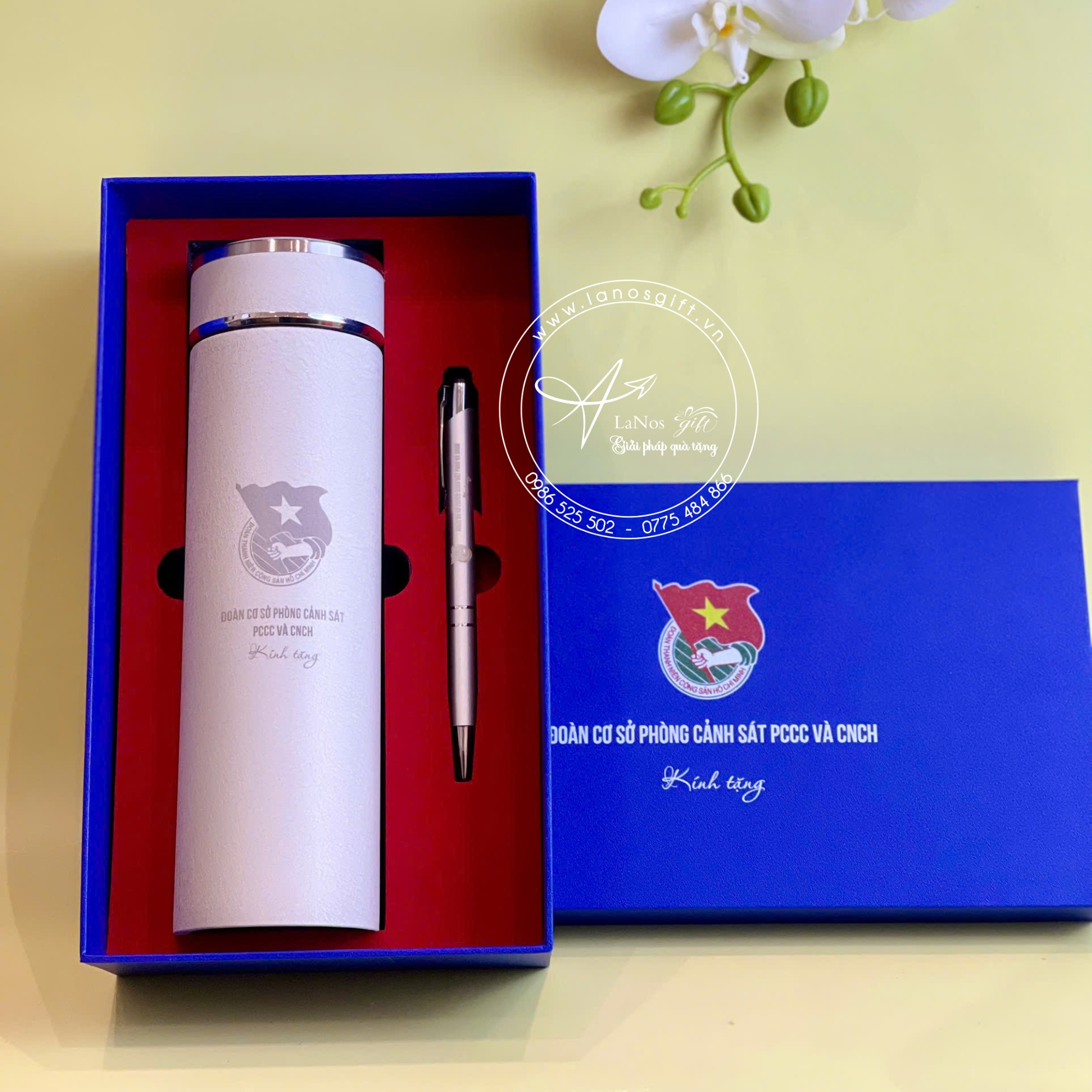 Hộp Quà Tặng Bình Giữ Nhiệt + Bút - LNGS 02 - Hình ảnh 2