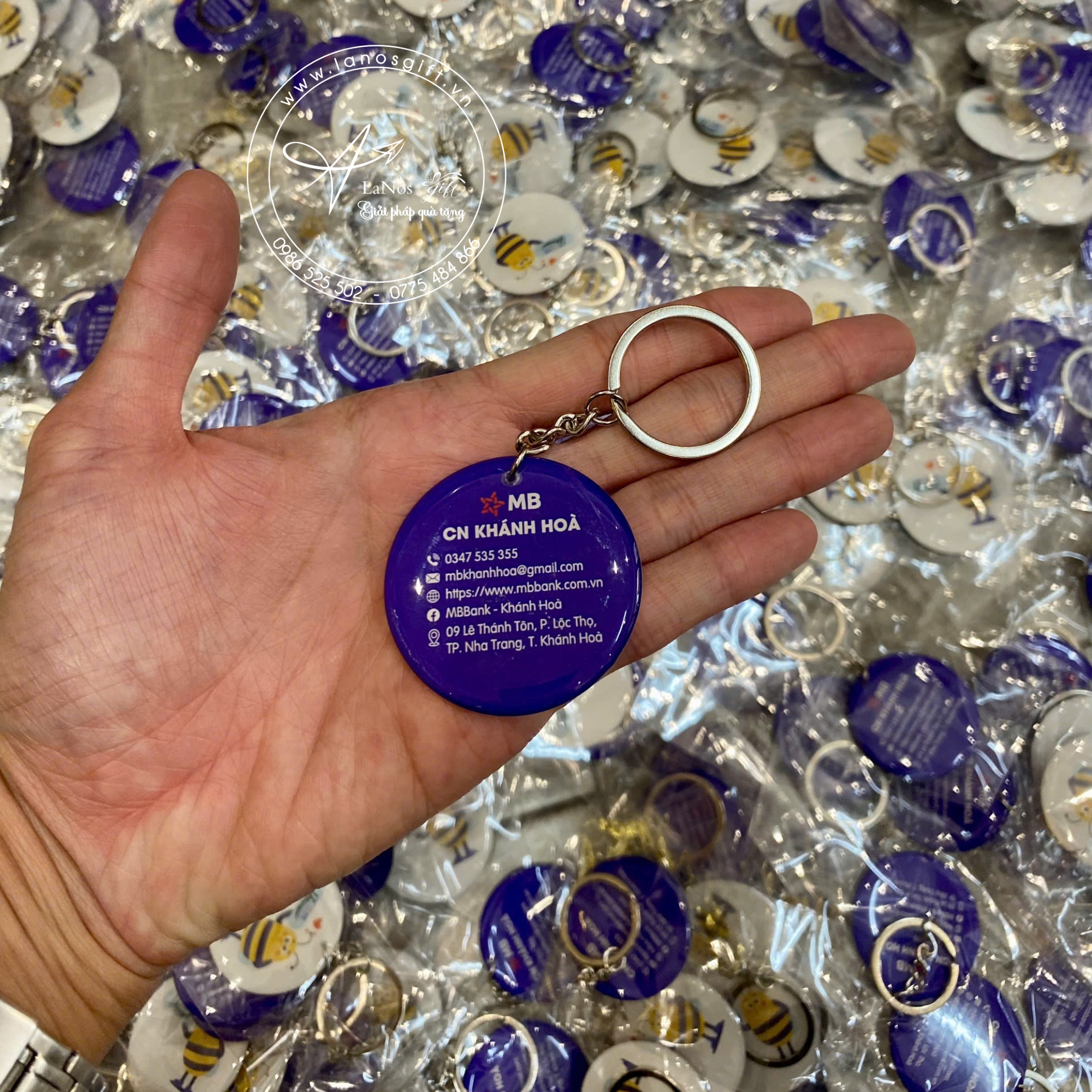 Móc khóa in logo - LNMK 03 - Hình ảnh 2