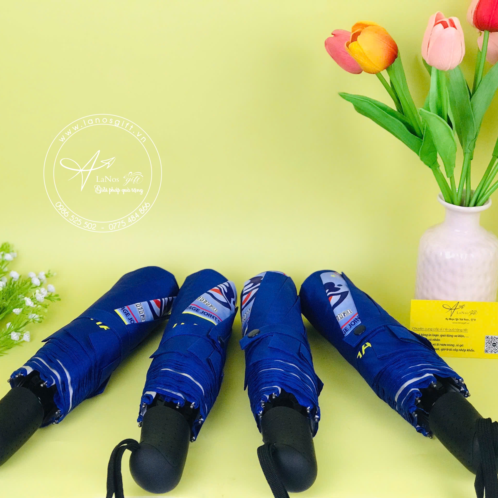 Ô Dù In Logo - Quà Tặng Thiết Kế Theo Yêu Cầu - LNOD 04 - Hình ảnh 11