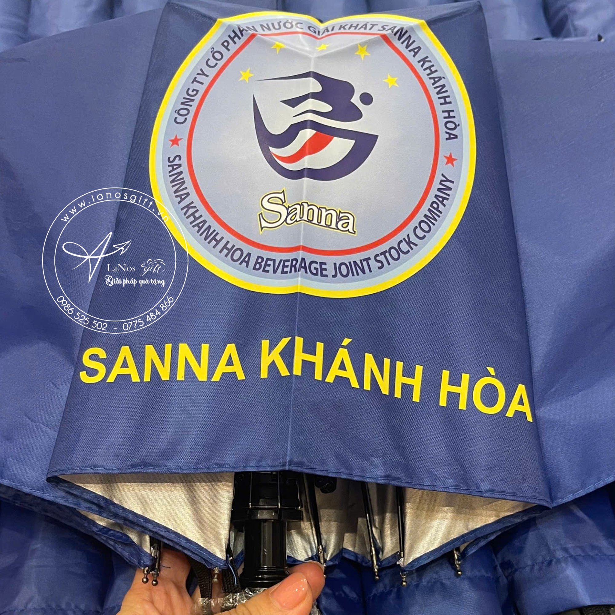 Ô Dù In Logo - Quà Tặng Thiết Kế Theo Yêu Cầu - LNOD 04 - Hình ảnh 6