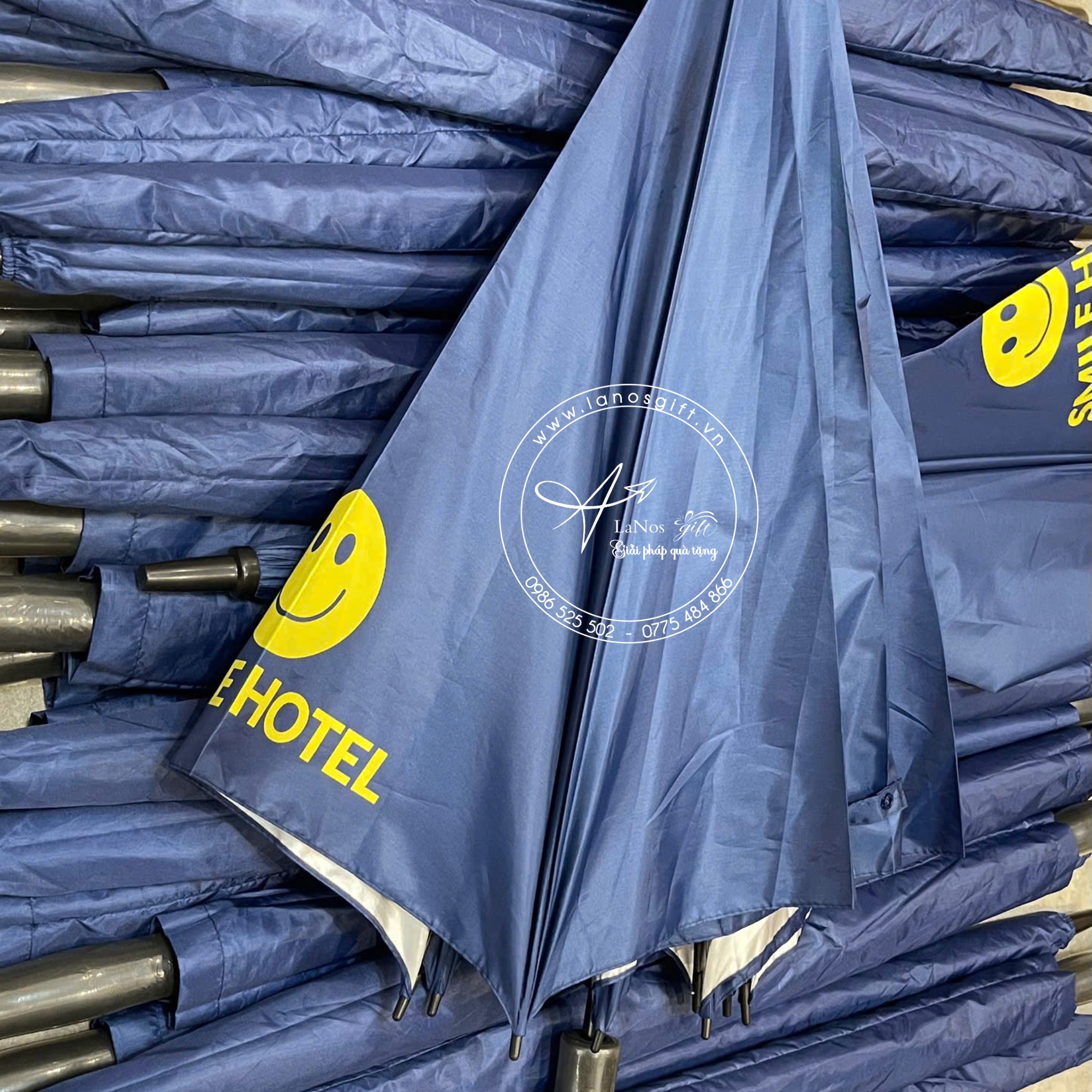 Ô Dù In Logo - Quà Tặng Thiết Kế Theo Yêu Cầu - LNOD 01 - Hình ảnh 4