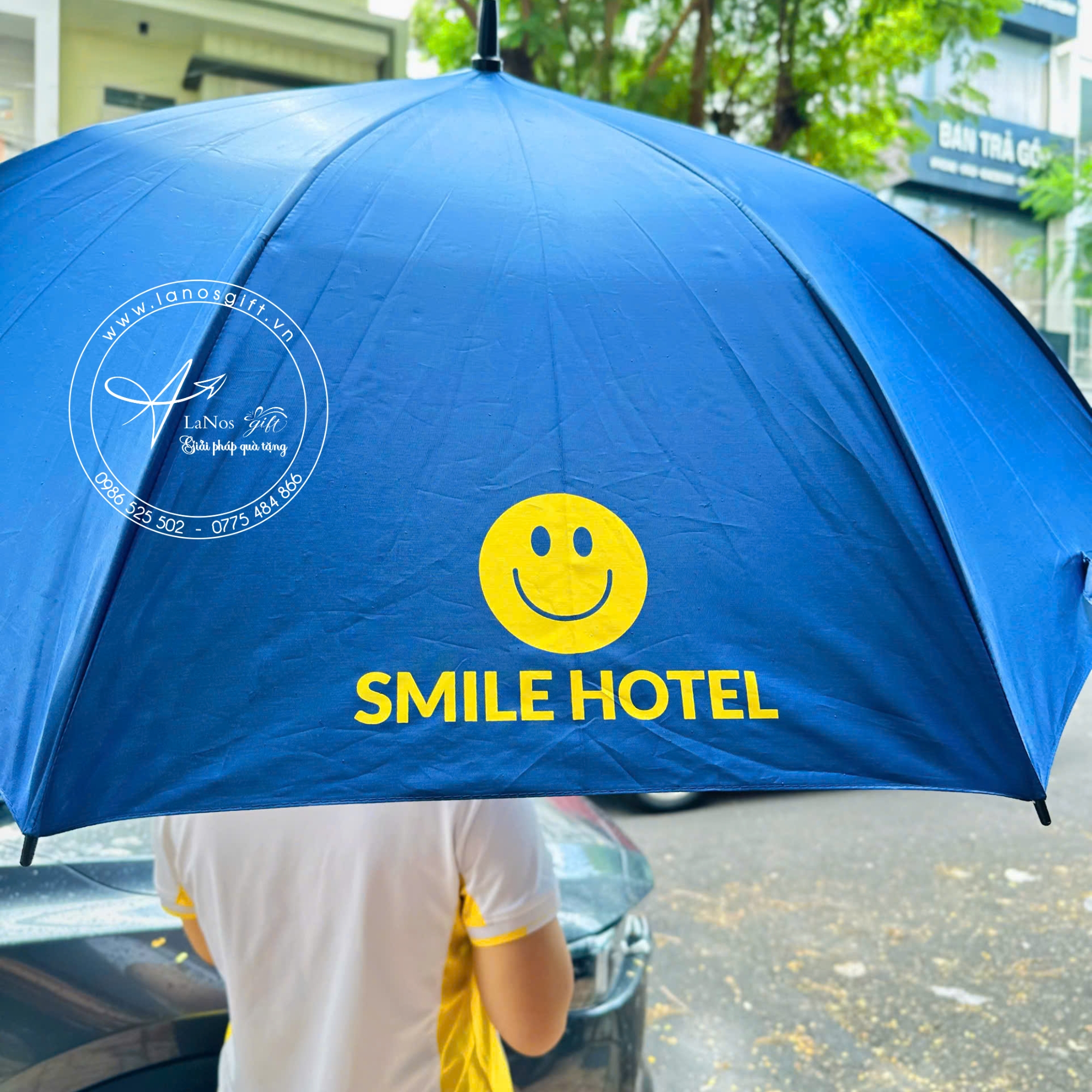 Ô Dù In Logo - Quà Tặng Thiết Kế Theo Yêu Cầu - LNOD 01 - Hình ảnh 6