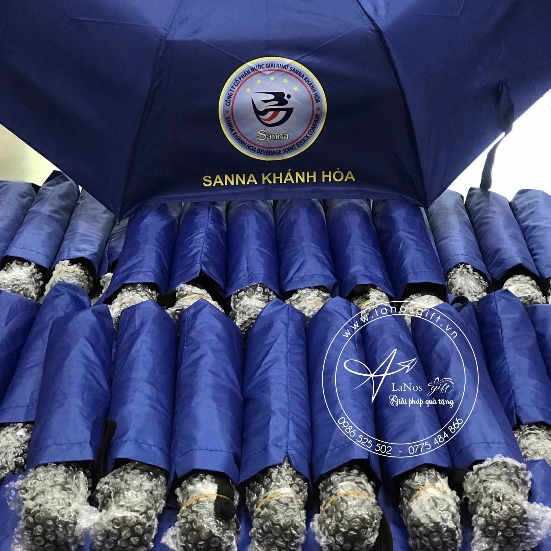 Ô Dù In Logo - Quà Tặng Thiết Kế Theo Yêu Cầu - LNOD 04 - Hình ảnh 4