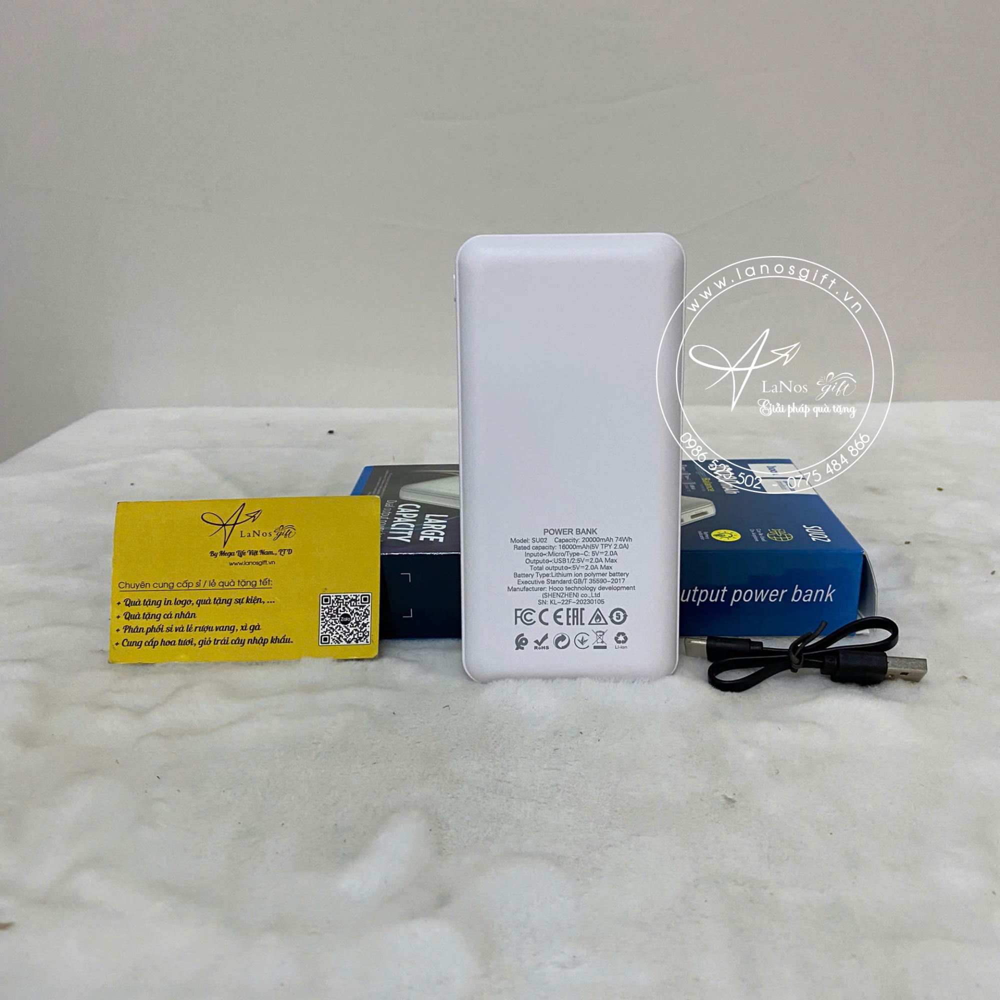 Pin Sạc Dự Phòng In Logo – Quà Tặng Doanh Nghiệp Thiết Thực - LNSDP 02 - Hình ảnh 2