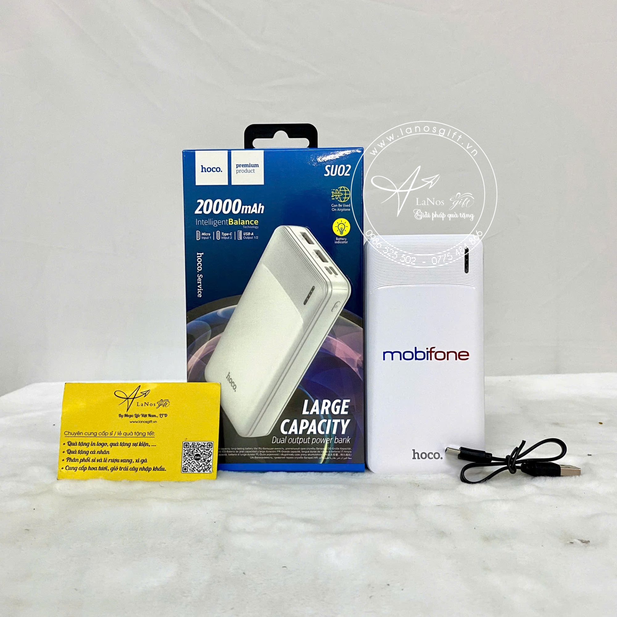 Pin Sạc Dự Phòng In Logo – Quà Tặng Doanh Nghiệp Thiết Thực - LNSDP 02