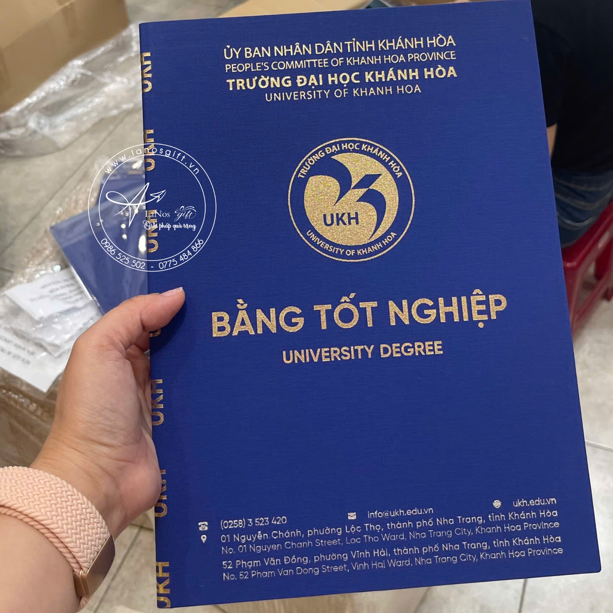 Bìa tốt nghiệp thiết kế theo yêu cầu - LNBTN 03 - Hình ảnh 5