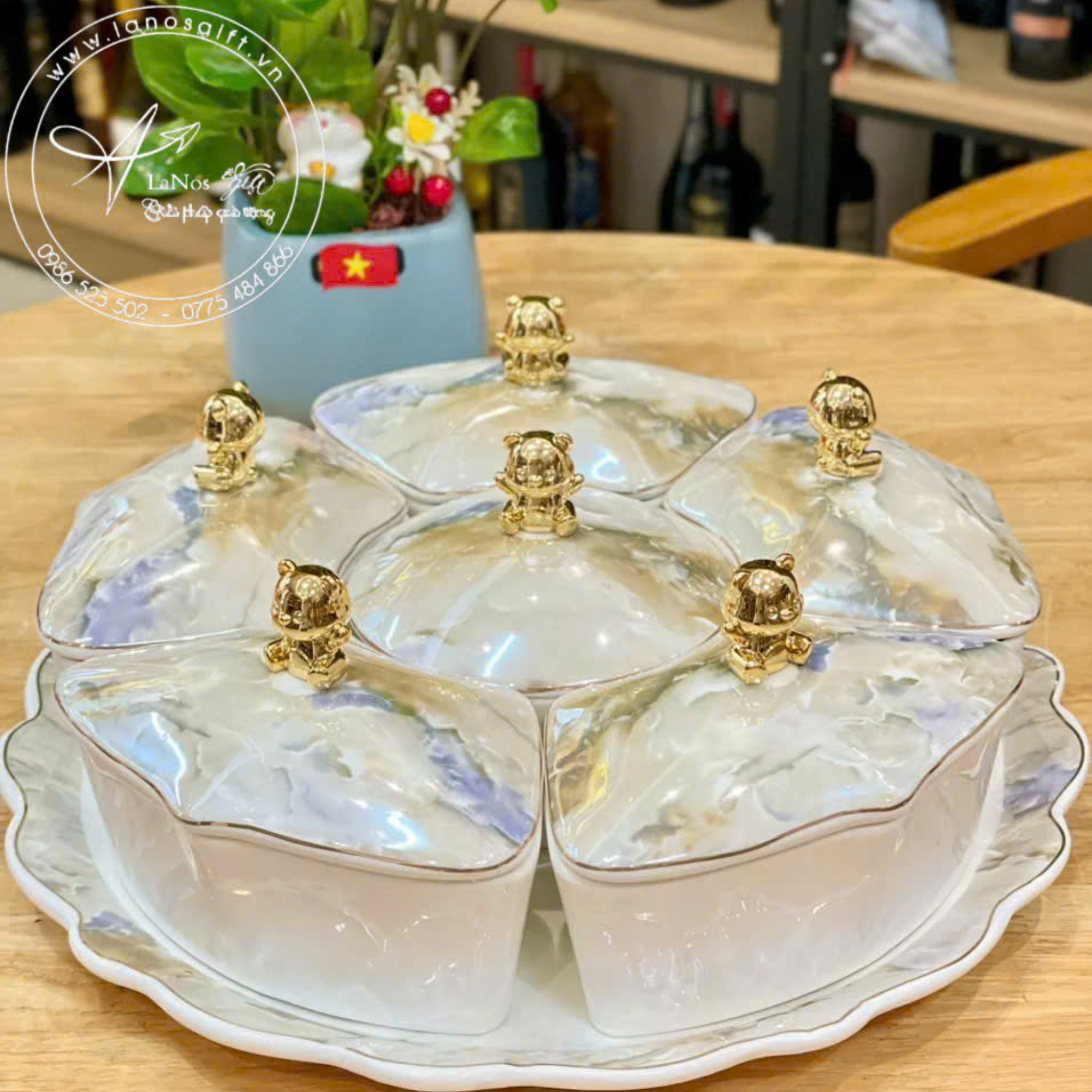 Bộ khay mứt in logo - LNKM 05 - Hình ảnh 2