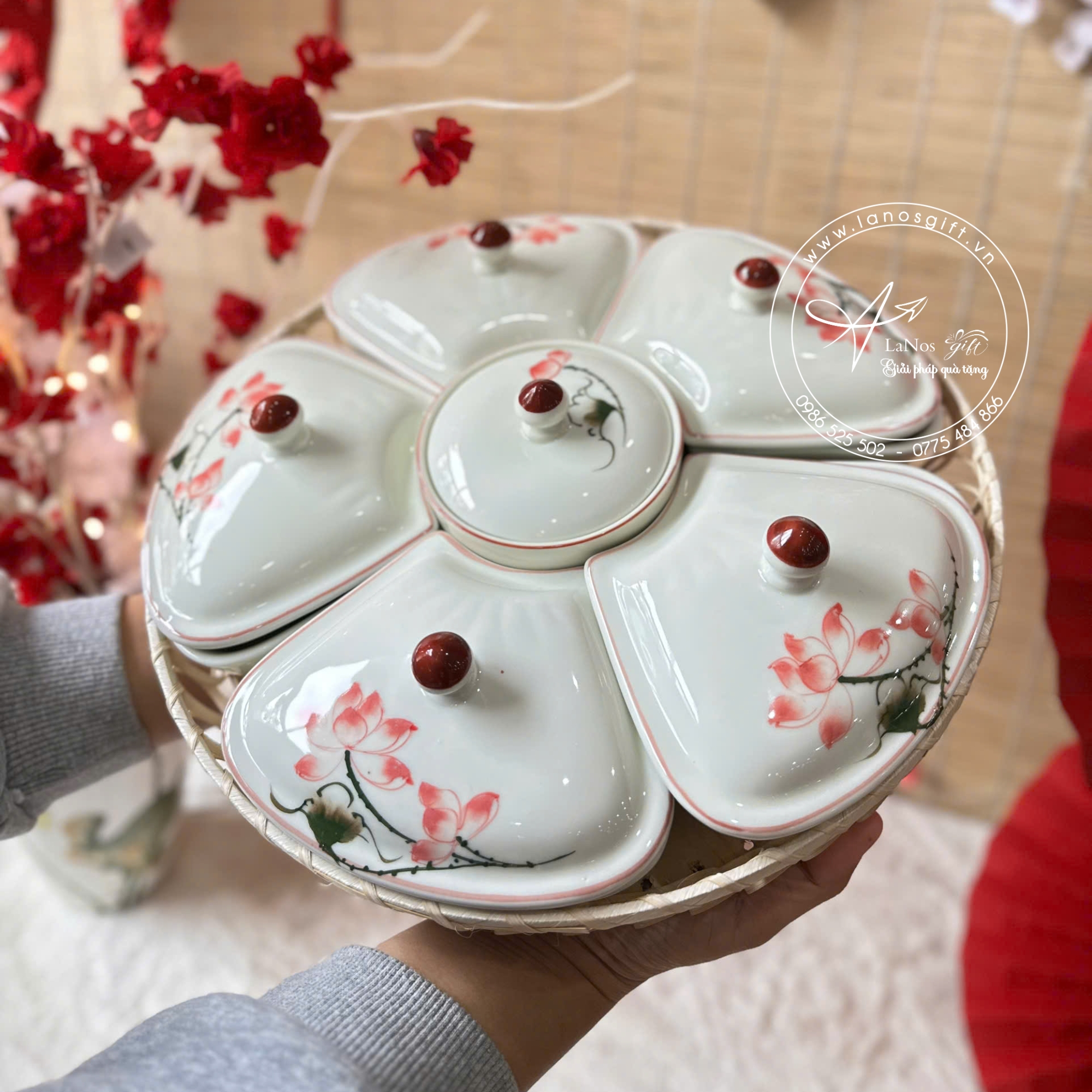 Bộ khay mứt in logo - LNKM 04 - Hình ảnh 3